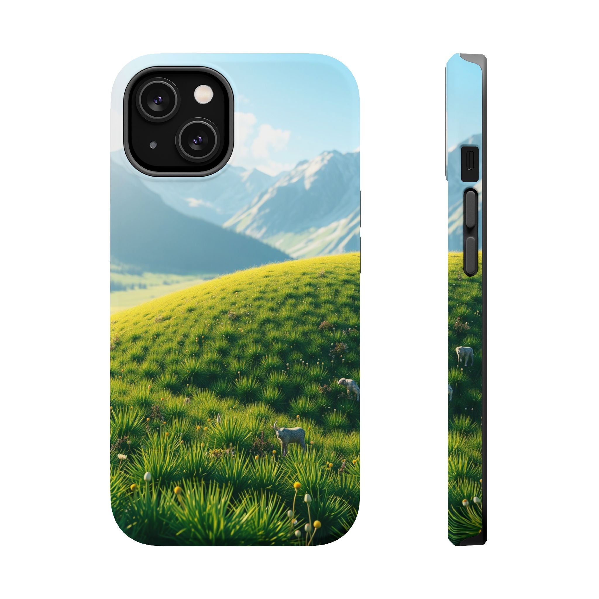 iPhone Vibrant Alpine Meadow Design Slim Everyday Designer Case · iPhone Case