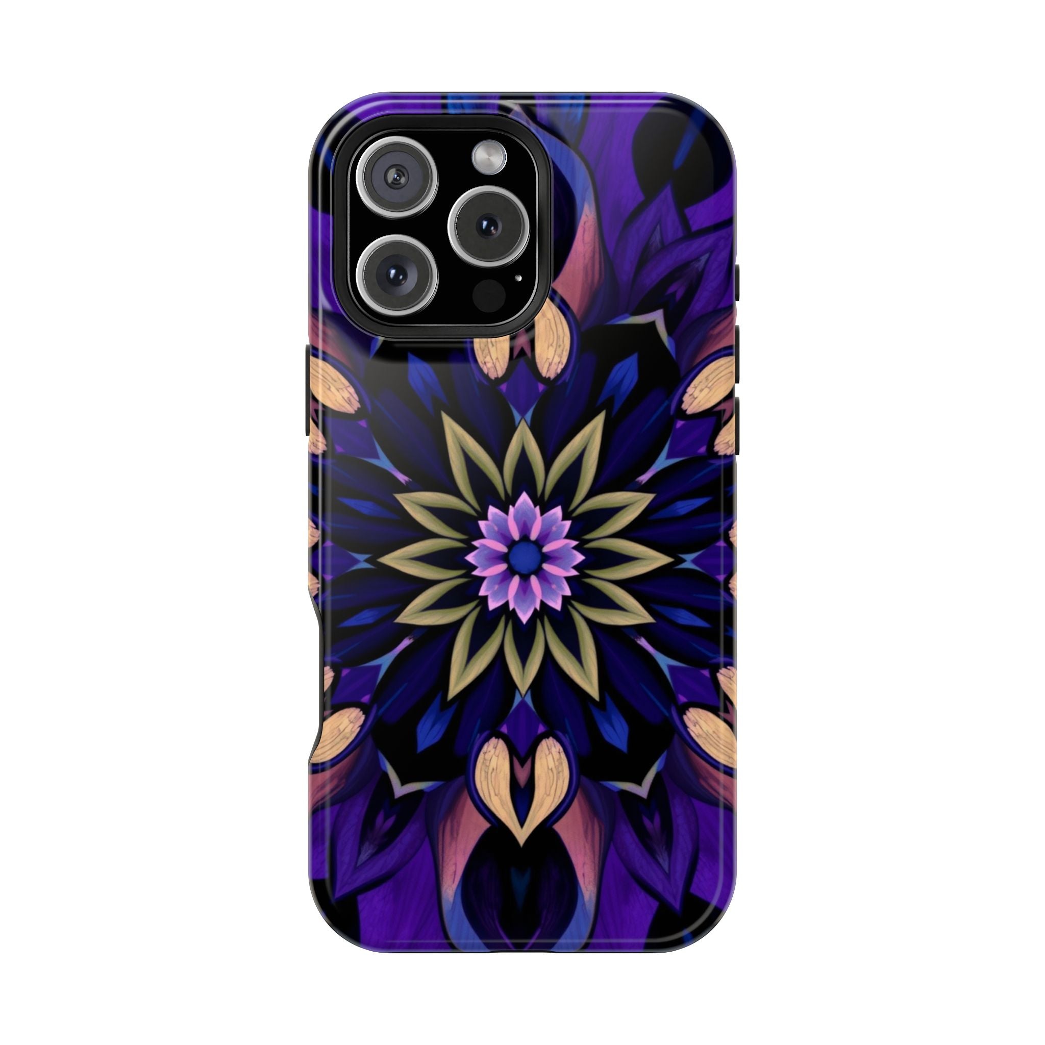 iPhone Floral Mandala Mystic Art Bold Modern Everyday Snap Case · iPhone Case