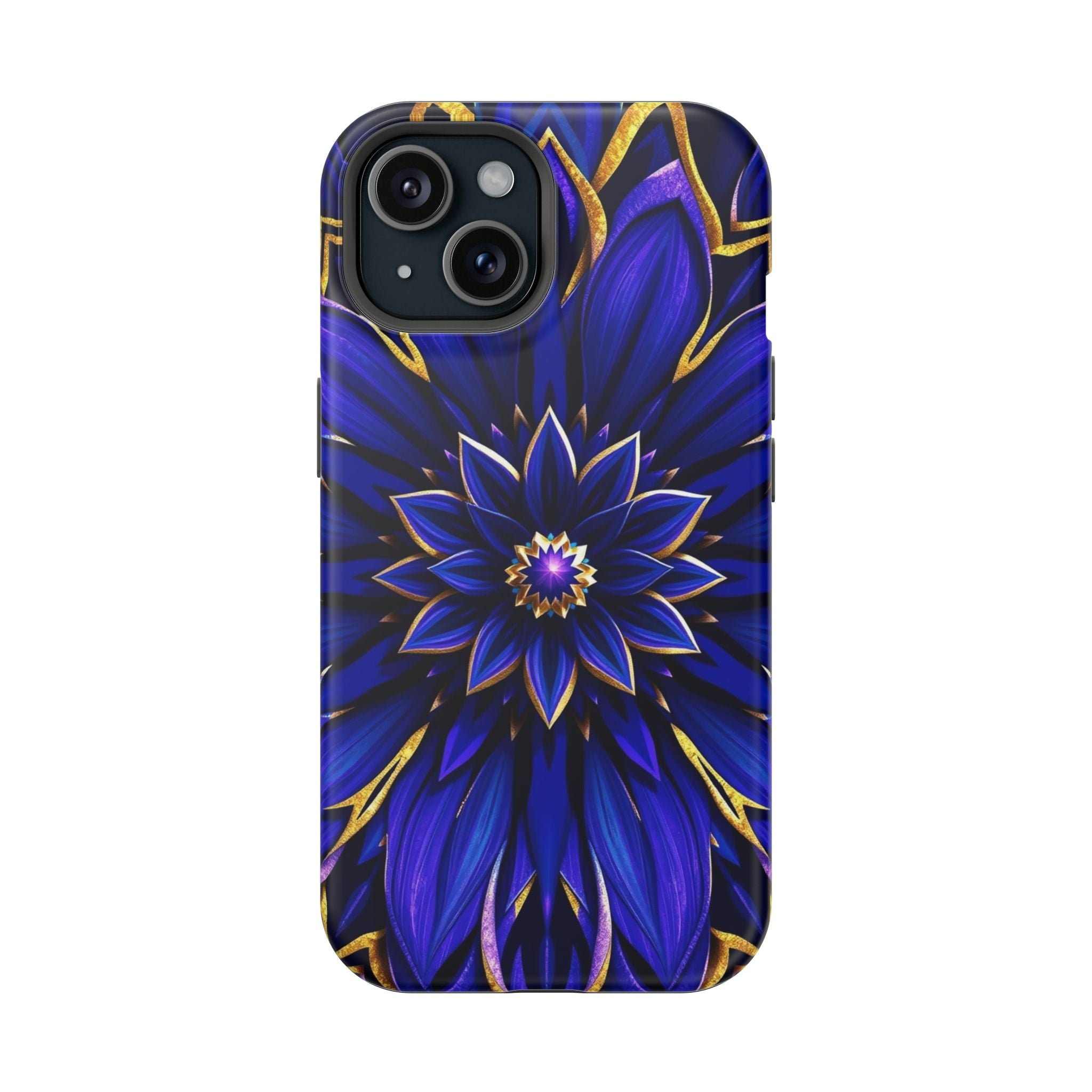 iPhone Floral Mandala Electric Art 14 Slim Everyday Designer Case · iPhone Case