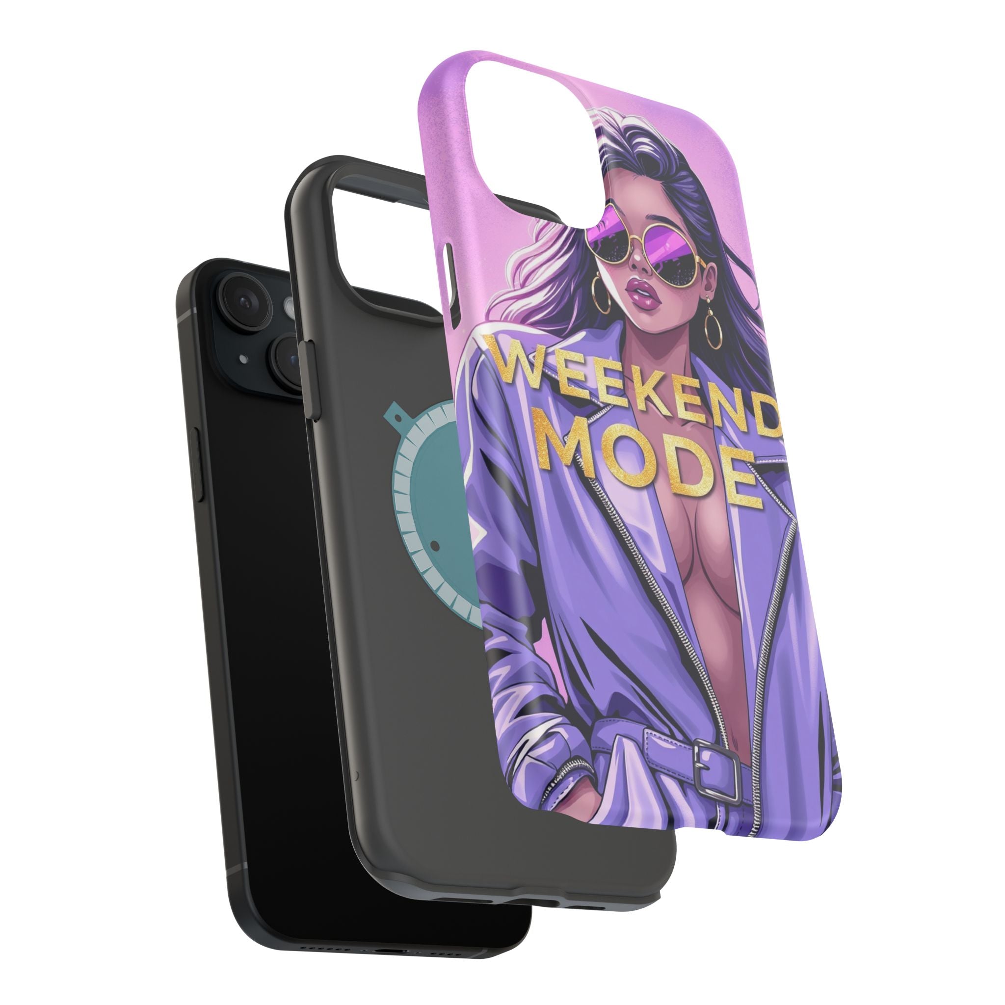iPhone Lavender And Pearl Weekend Mode On Slim Everyday Designer Case · iPhone C
