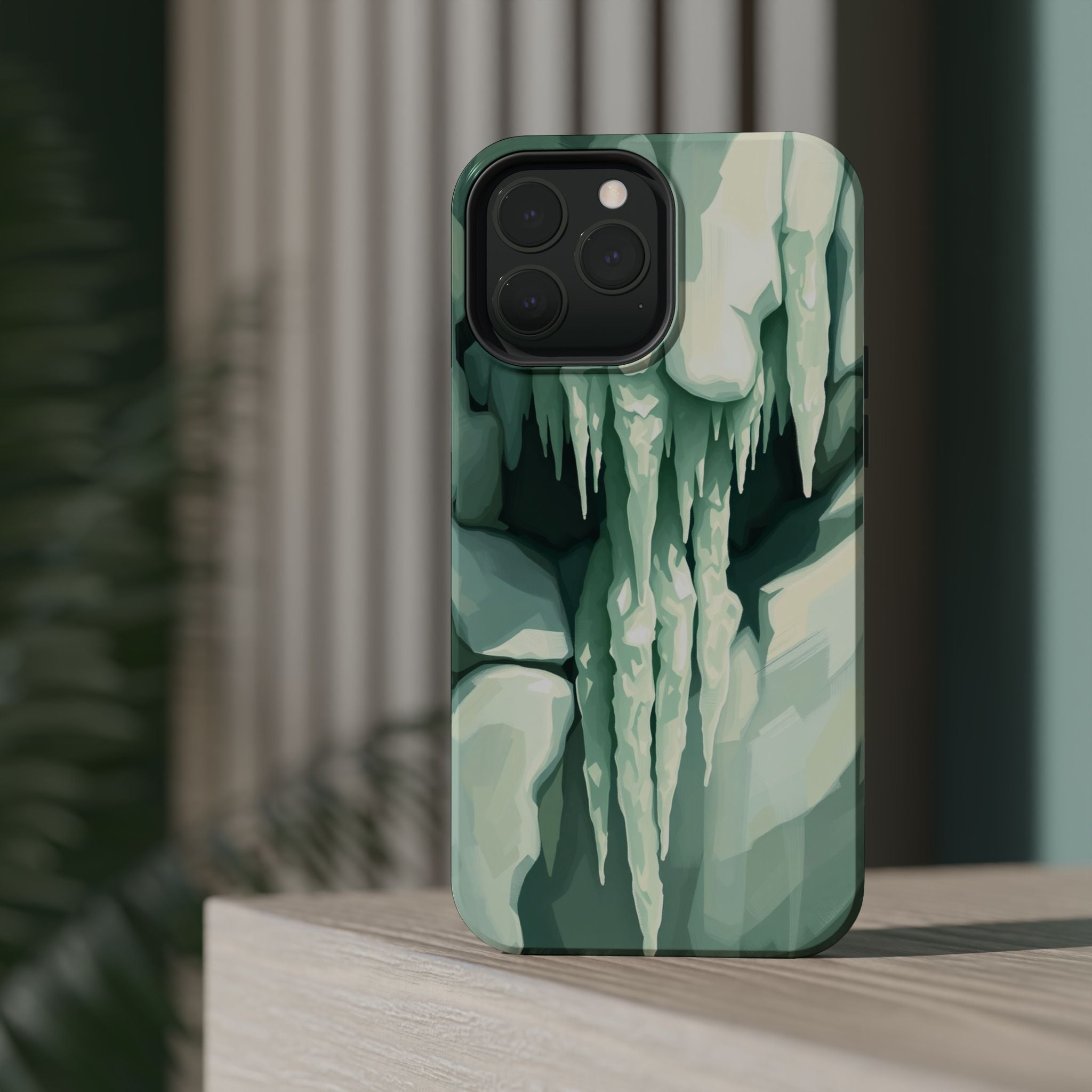 iPhone Earthy Icicle Formation Design Slim Everyday Designer Case · iPhone Case