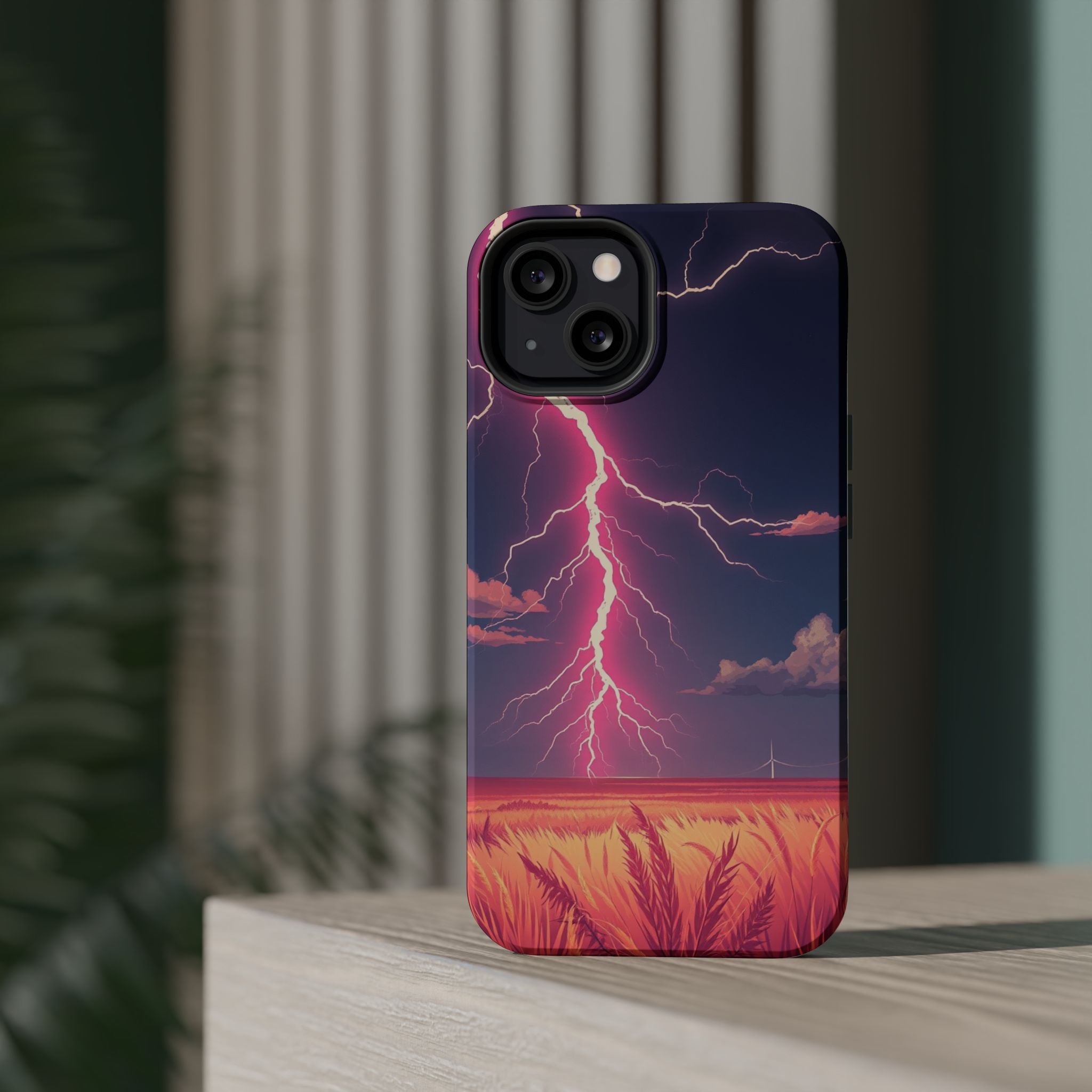 iPhone Rose Pink And Cream Prairie Lightning Slim iPhone Everyday · iPhone Case