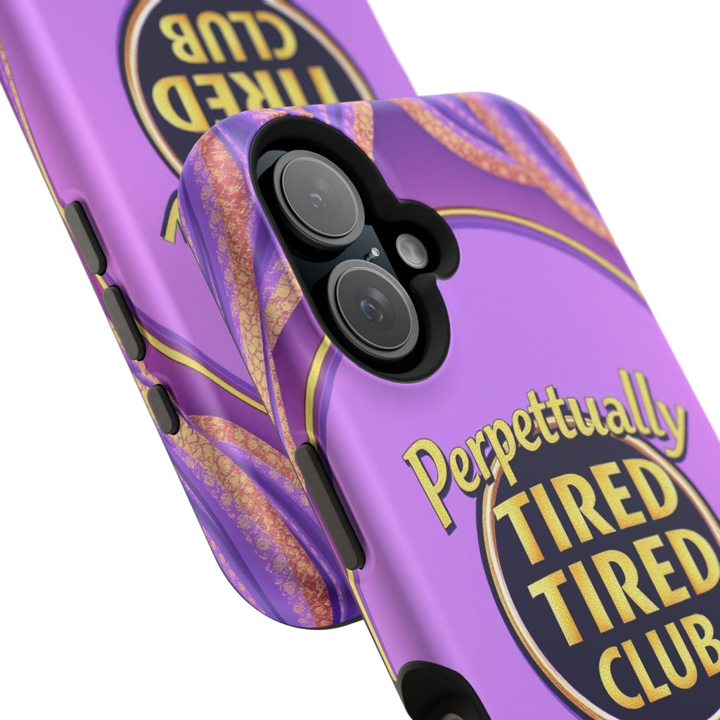 iPhone Perpetually Tired Club Bold Art Slim Everyday Designer Case · iPhone Case