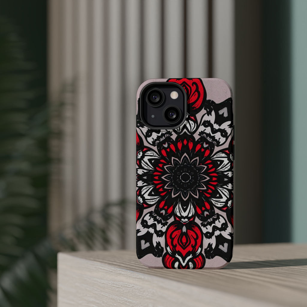 iPhone Floral Mandala Bold Art Slim Everyday Designer Case · iPhone Case