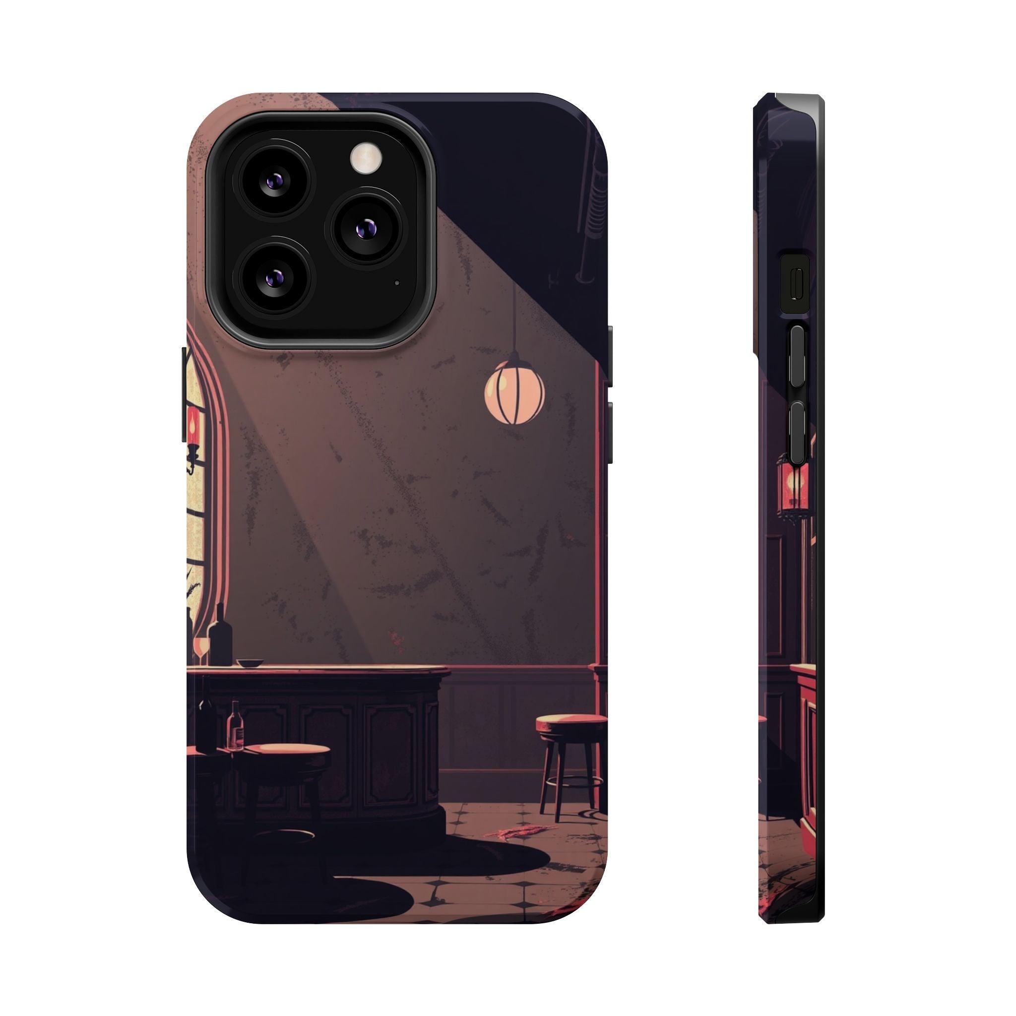 iPhone Speakeasy Dark Grunge Distressed Slim Everyday Designer Case · iPhone Cas