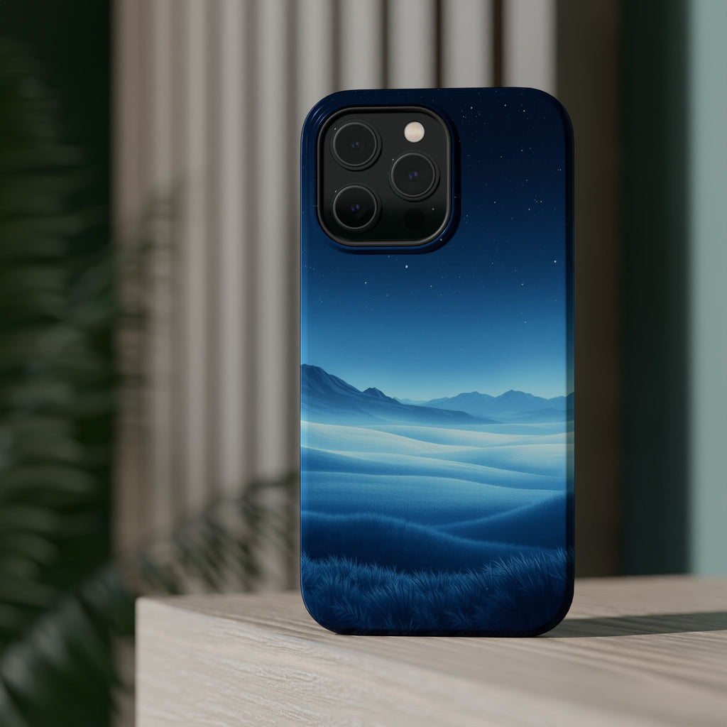 iPhone Midnight Blue And Silver Tundra Expanse Clean iPhone 17 Minimal · iPhone