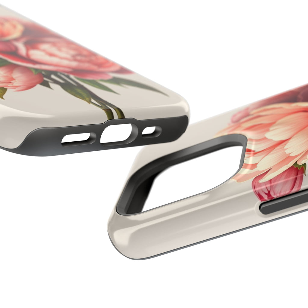 iPhone Rose Pink And Cream Peony Bouquet Slim Everyday iPhone Designer · iPhone
