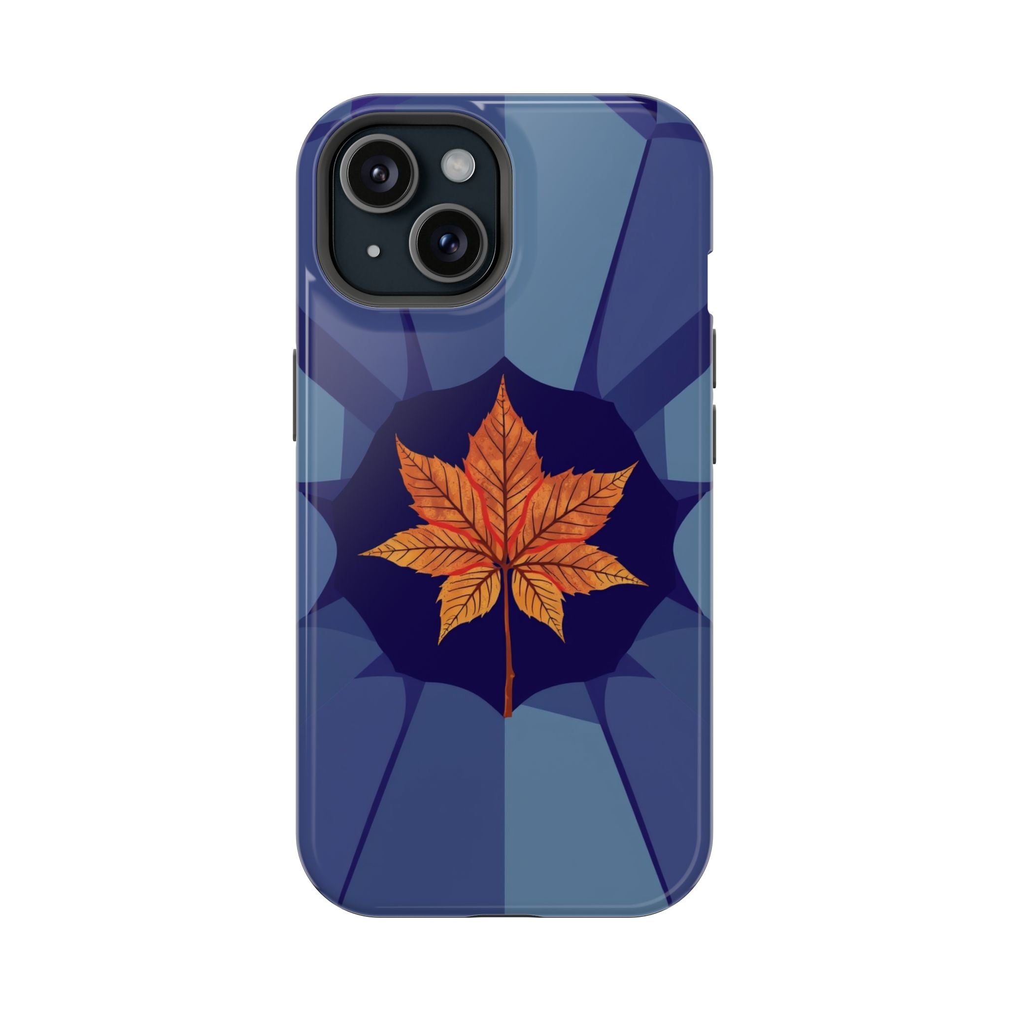 iPhone Autumn Maple Abstract Geometric Slim Everyday Designer Case · iPhone Case