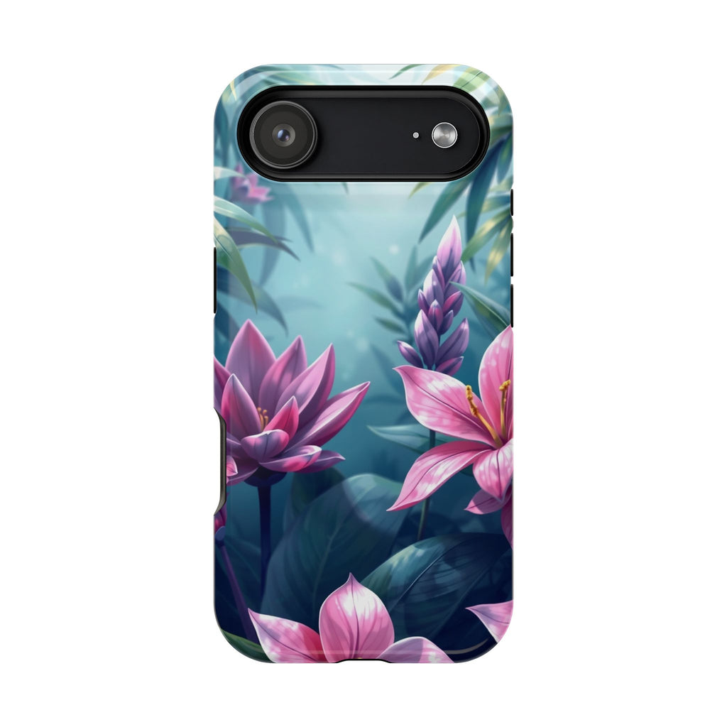iPhone Indigo And Violet Jungle Floral Slim Everyday Designer Case · iPhone Case