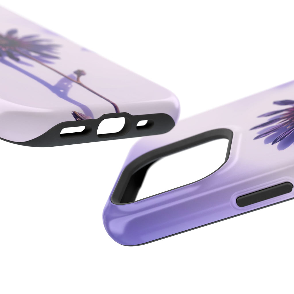 iPhone Indigo And Violet Dried Flower Flat Lay Soft iPhone Finish · iPhone Case