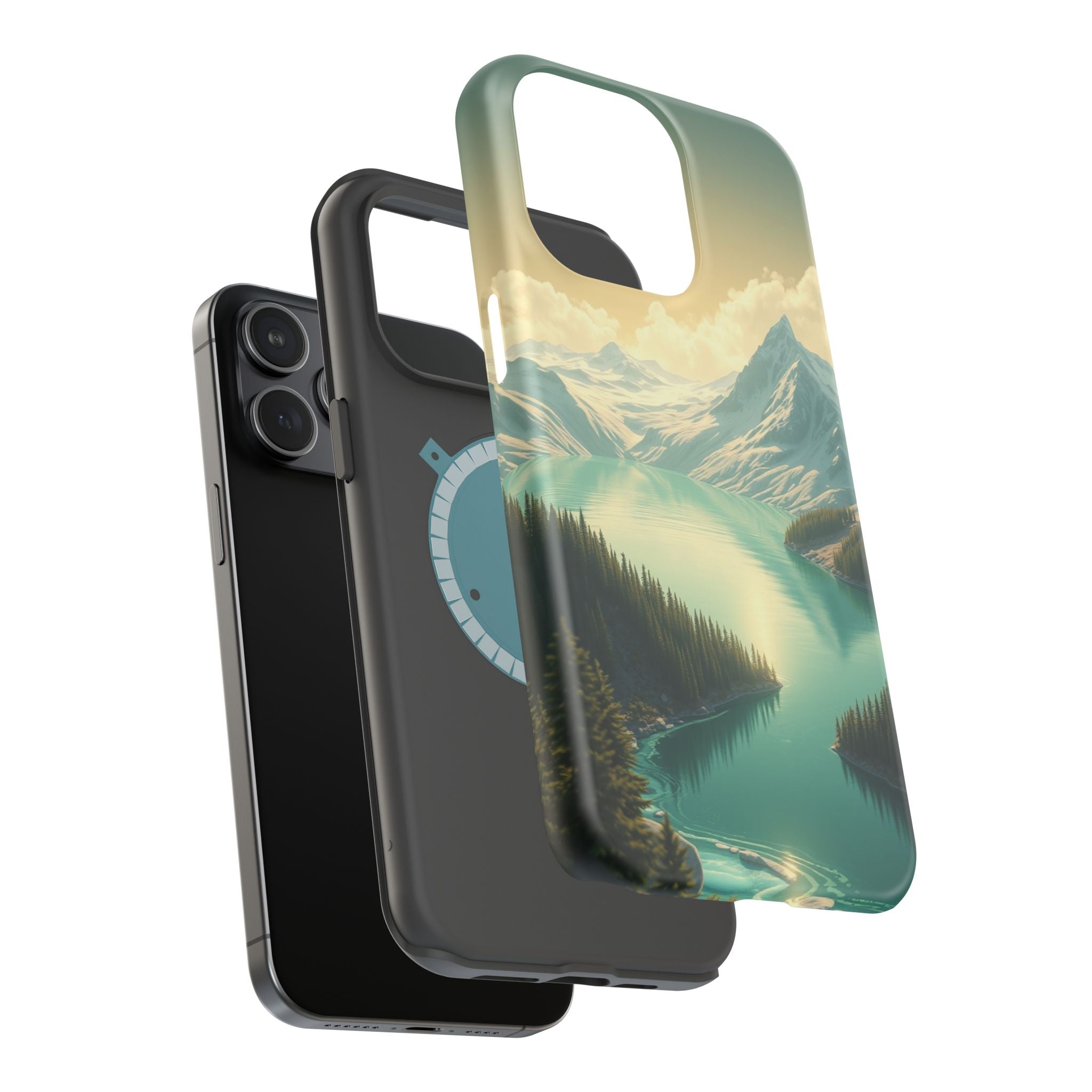 iPhone Glacier Lake Bold Art Slim Everyday Designer Case · iPhone Case