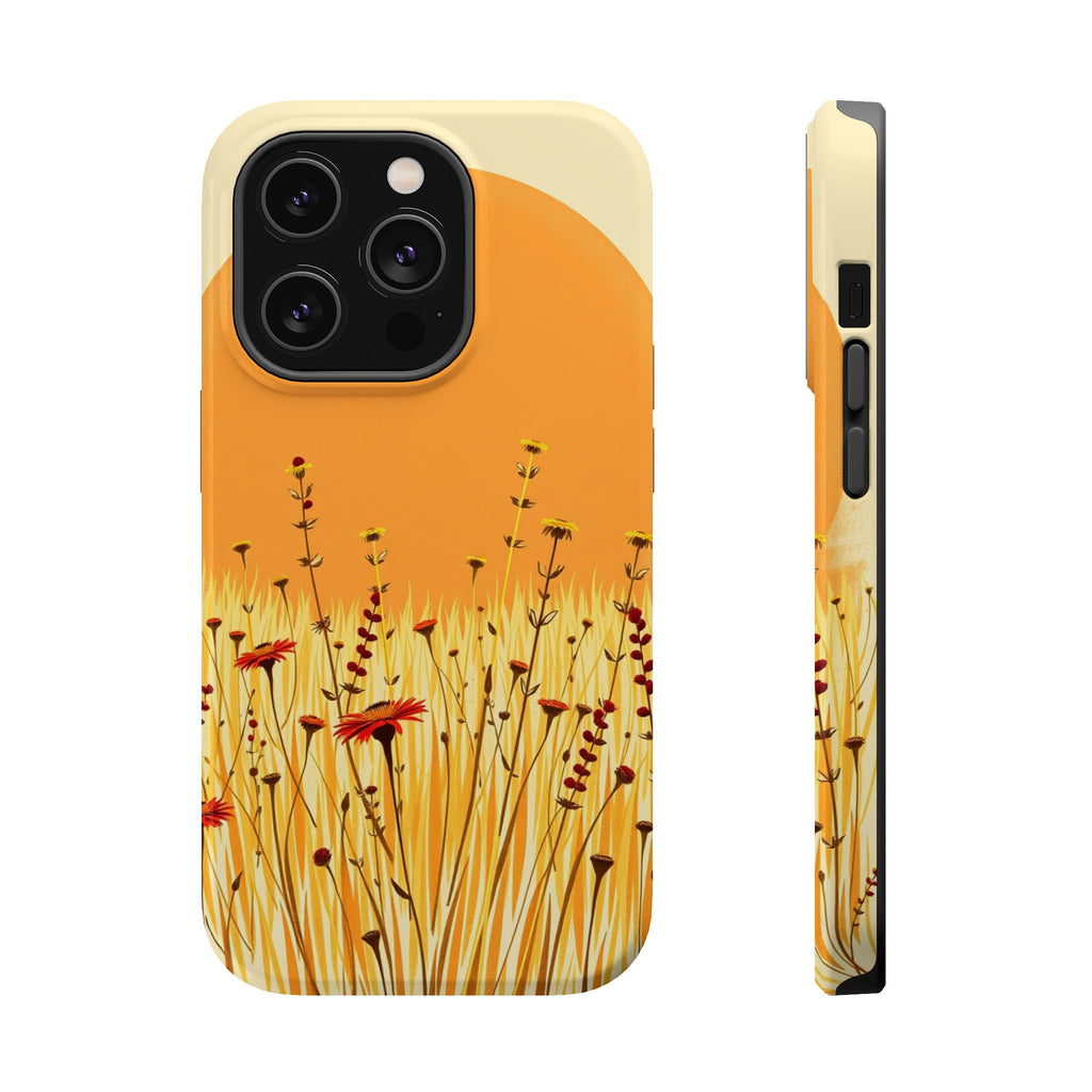 iPhone Wildflower Field Electric Art Slim Everyday Designer Case · iPhone Case