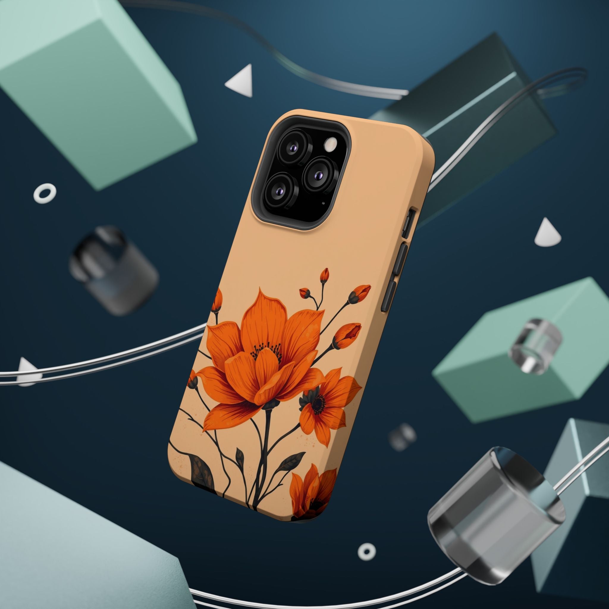 iPhone Radiant Floral Geometric Design Slim Everyday Designer Case · iPhone Case