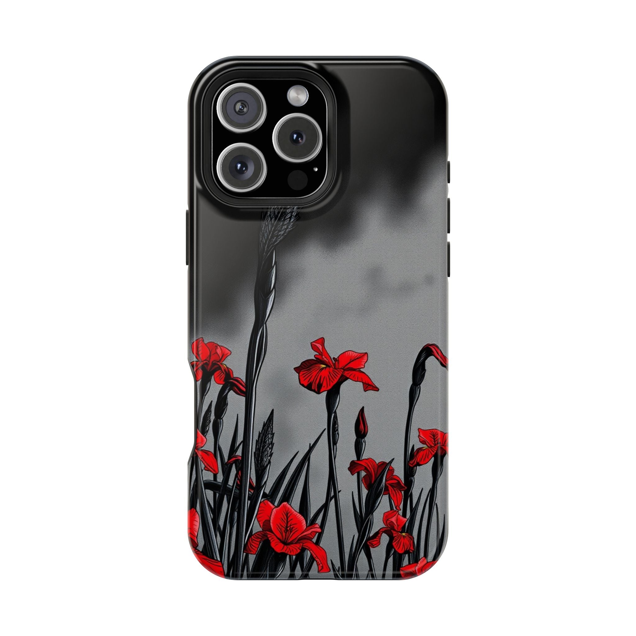 iPhone Iris Garden Cinematic Art Soft Finish Everyday Cas Slim Snap Case · iPhon