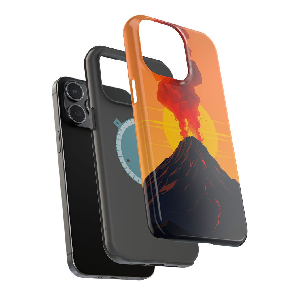 iPhone Vibrant Volcanic Eruption Design Slim Everyday iPhone Designer · iPhone C
