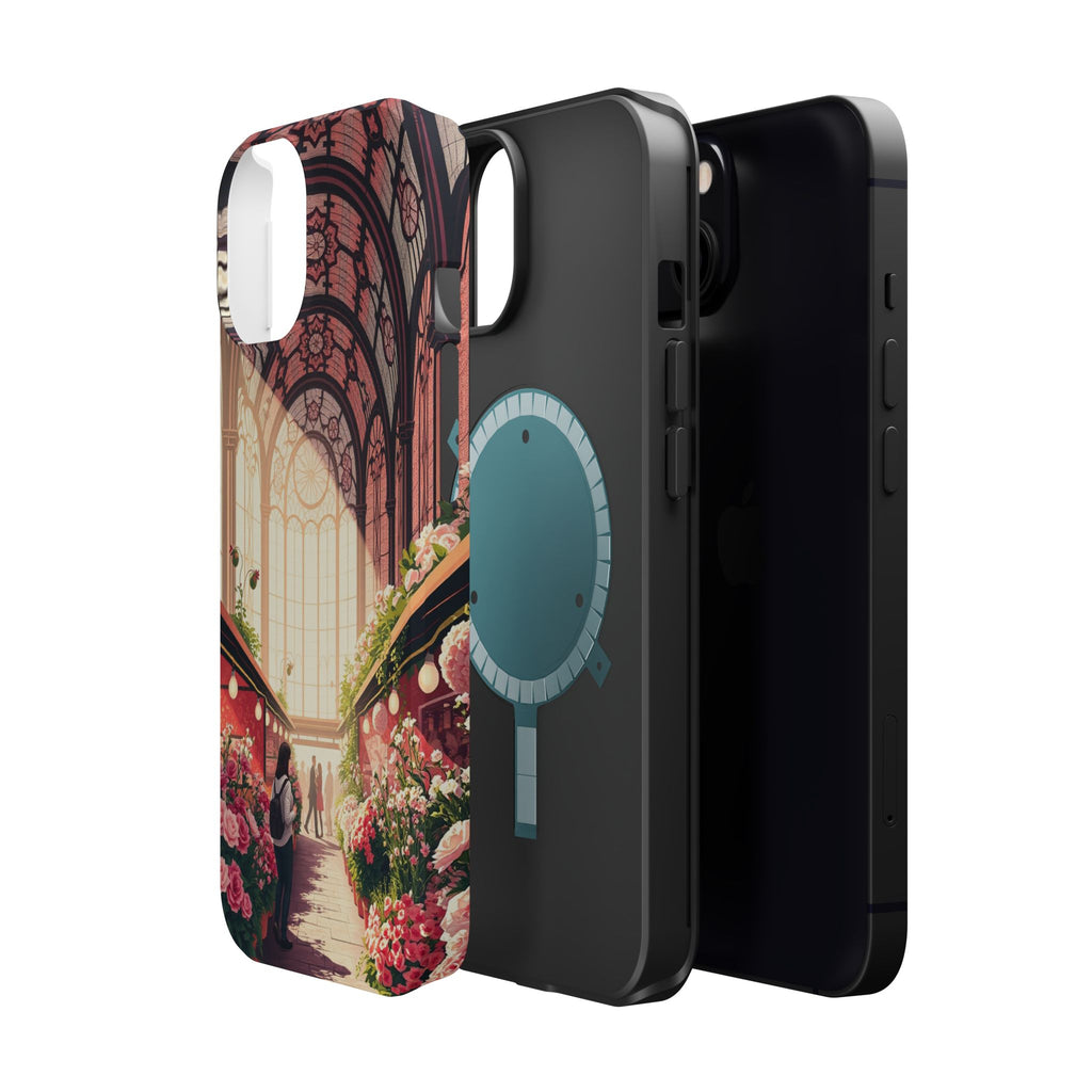 iPhone Flower Market Stained Glass Bold Modern Everyday Snap Case · iPhone Case