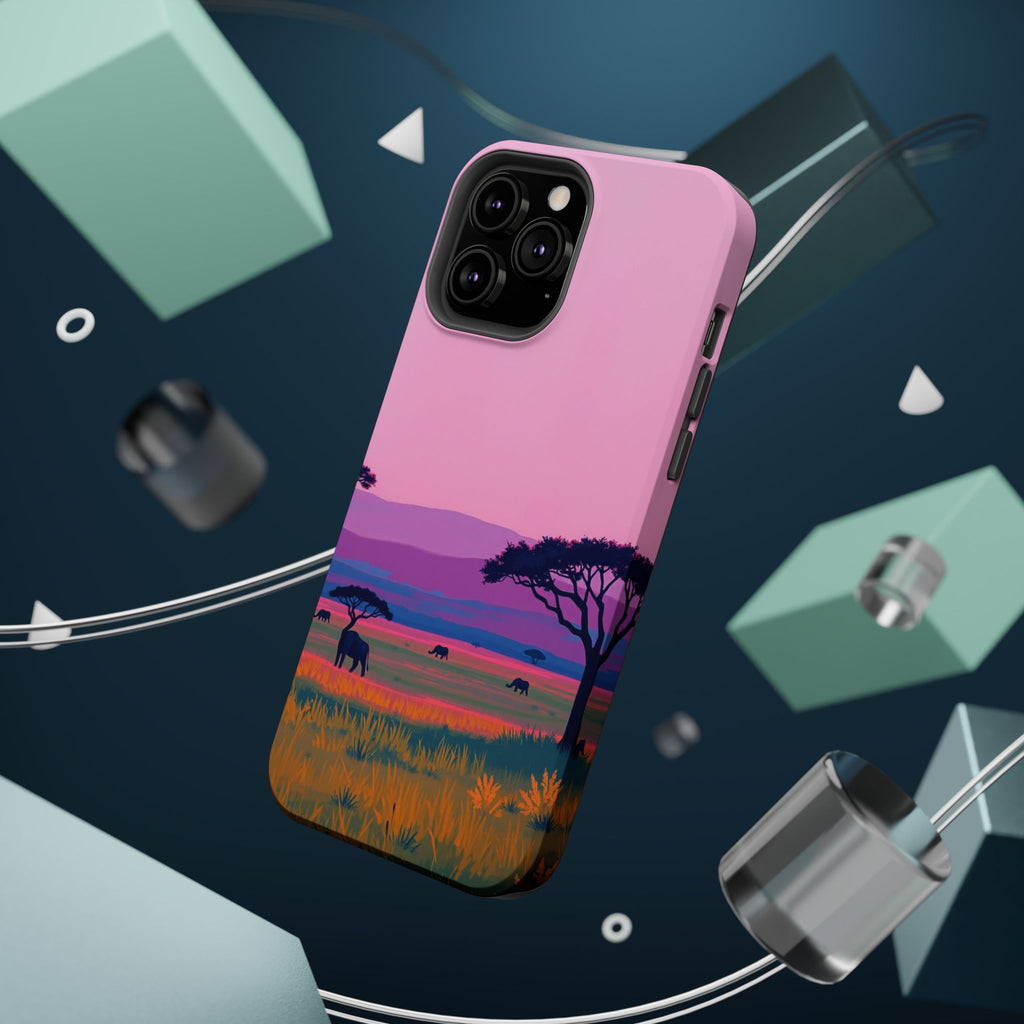 iPhone Savanna Horizon Electric Art Slim Everyday Designer Case · iPhone Case