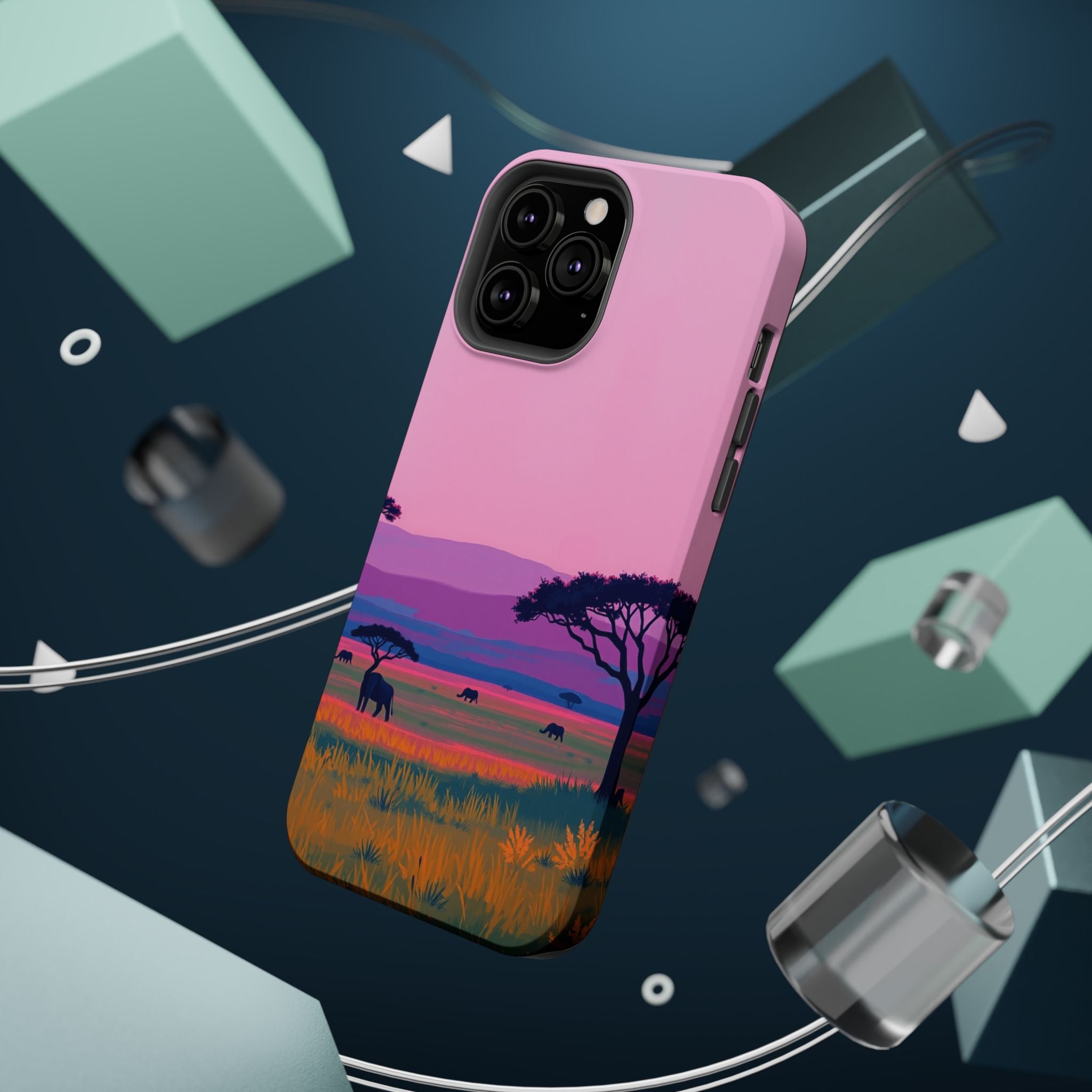 iPhone Savanna Horizon Electric Art Slim Everyday Designer Case · iPhone Case