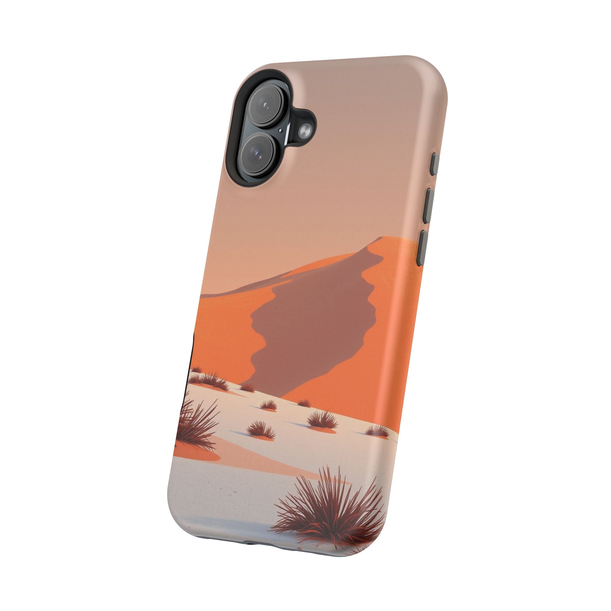 iPhone Burnt Orange And Sand Snow Field Slim Everyday iPhone Designer · iPhone C