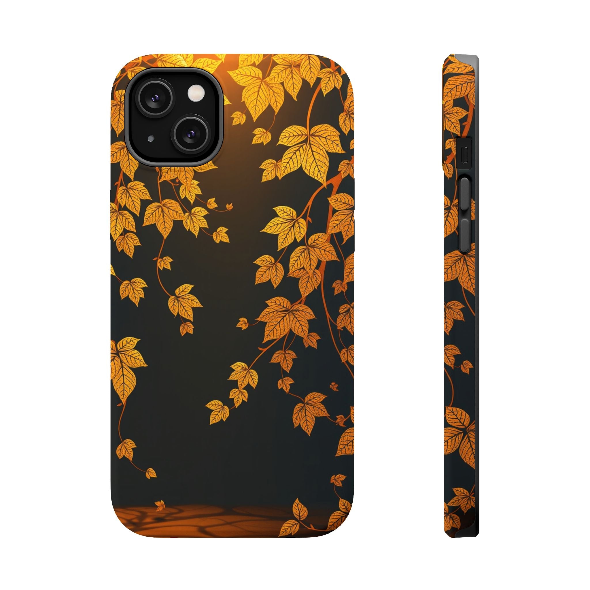iPhone Mustard And Rust Art Nouveau Vine Slim Everyday iPhone 14 · iPhone Case