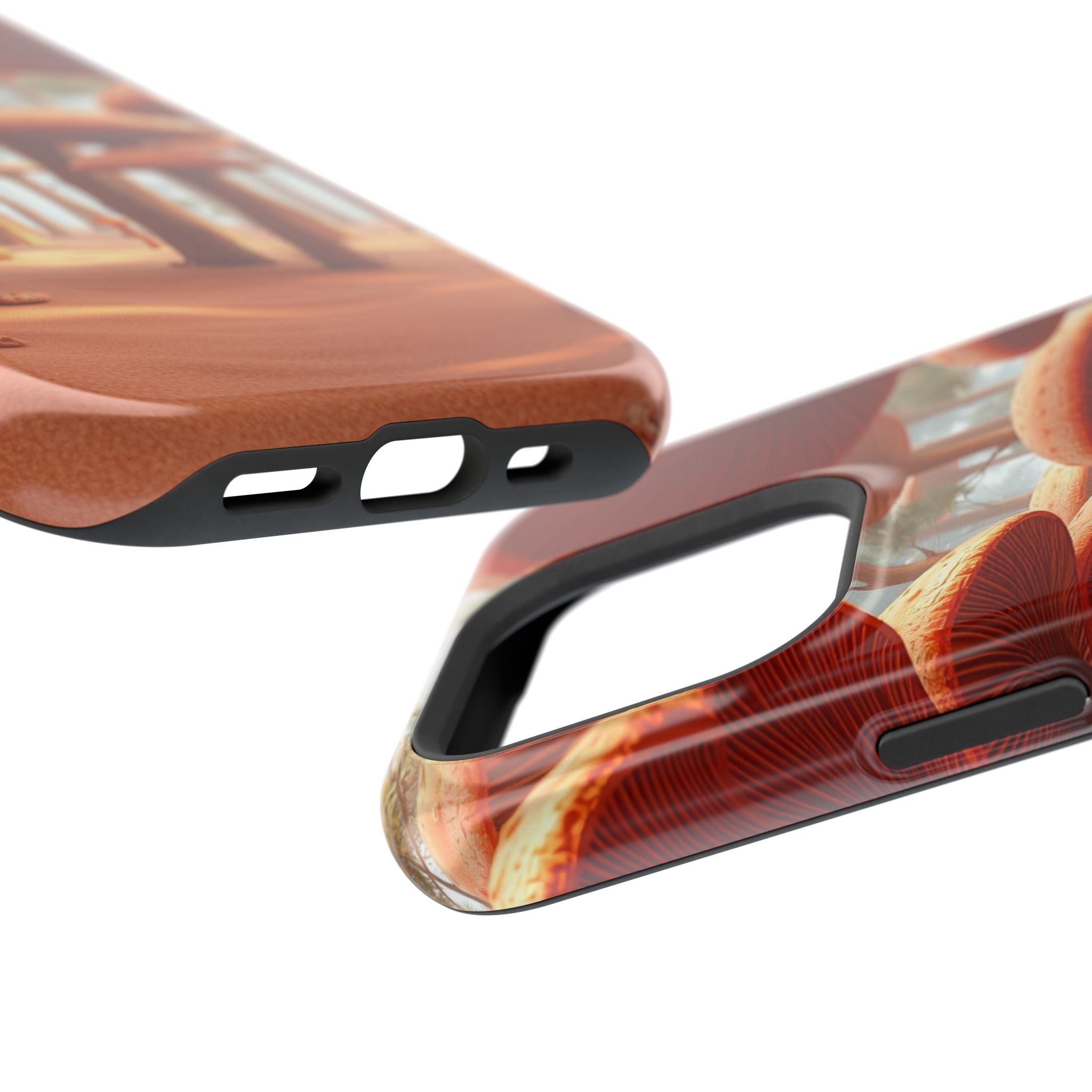 iPhone Mushroom Forest 3D Digital Bold Modern Everyday Snap Case · iPhone Case