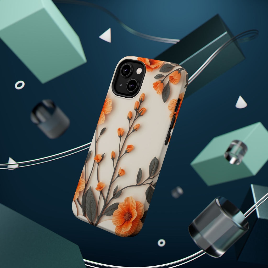 iPhone Vintage Botanical Print Paper Cut Art Slim iPhone Everyday · iPhone Case