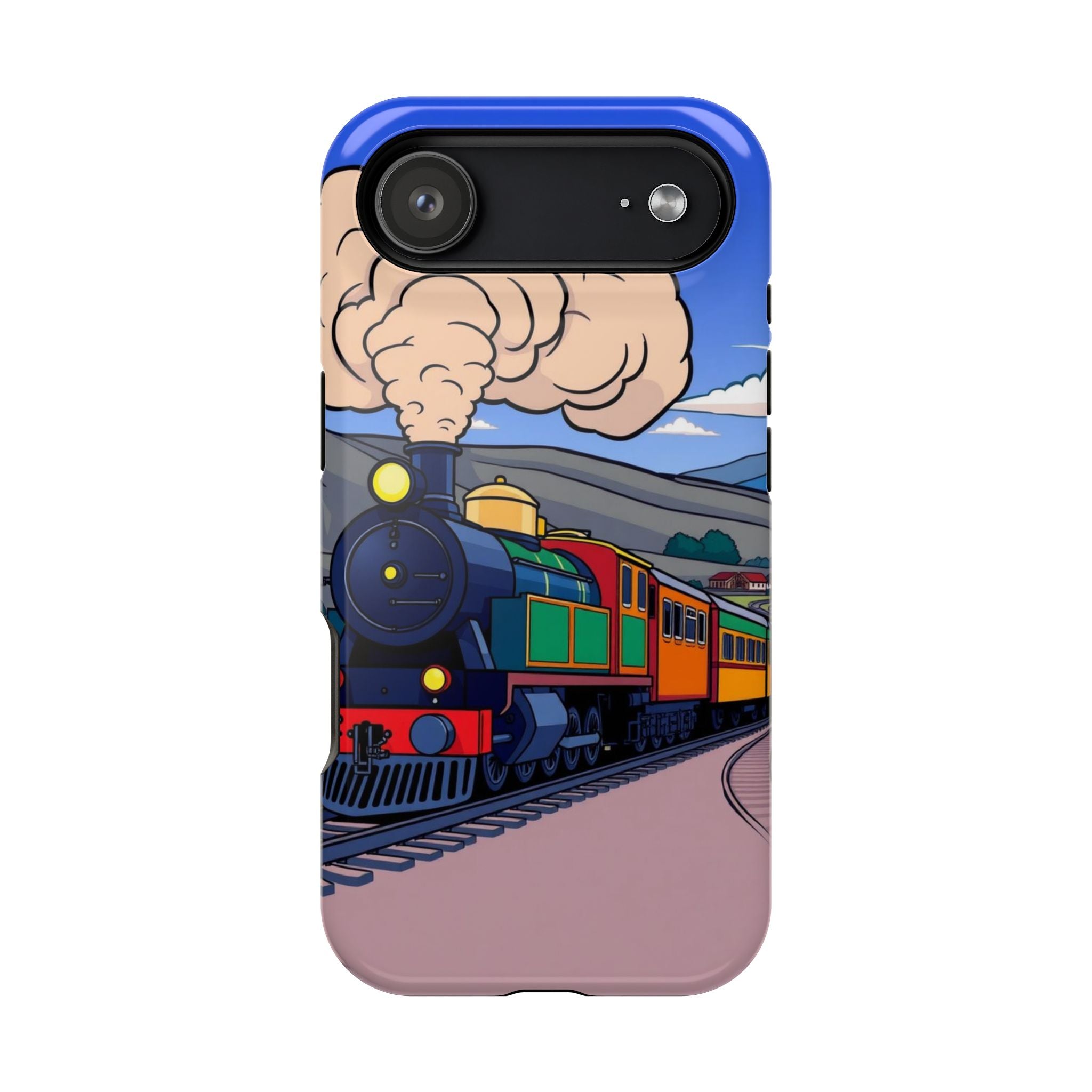 iPhone Steam Locomotive Puff Kids Fun iPhone Phone Case Gift Slim · iPhone Case