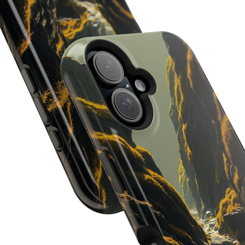 iPhone Moss Covered Rocks Enchanted Art Slim Everyday iPhone 14 · iPhone Case
