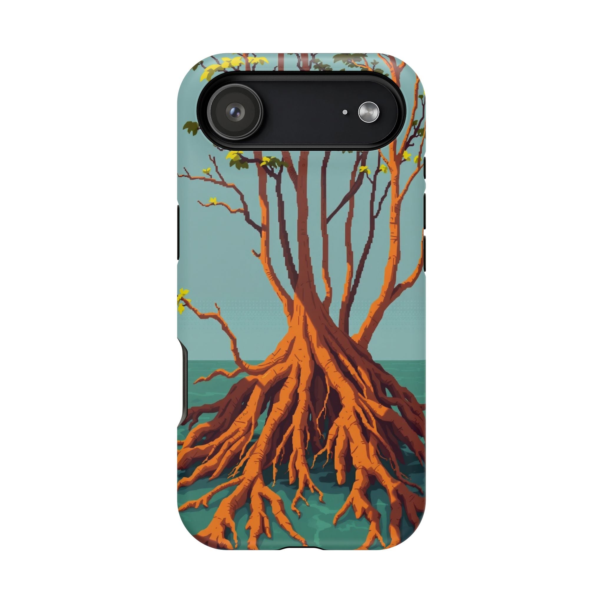 iPhone Mustard And Rust Mangrove Roots Slim Everyday iPhone 13 Designer · iPhone
