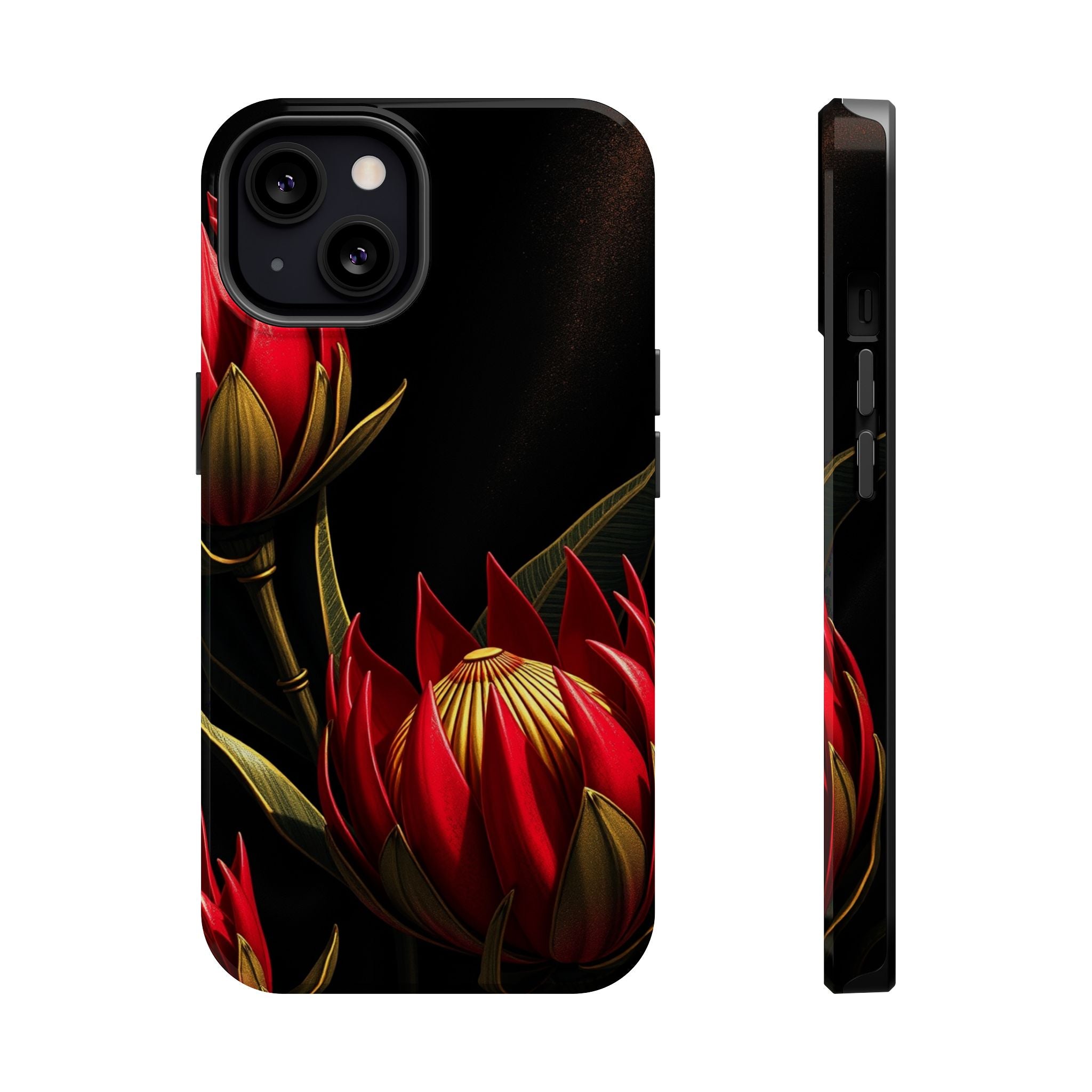 iPhone Protea Bold Gold Foil Luxury Slim Everyday Designer Case · iPhone Case