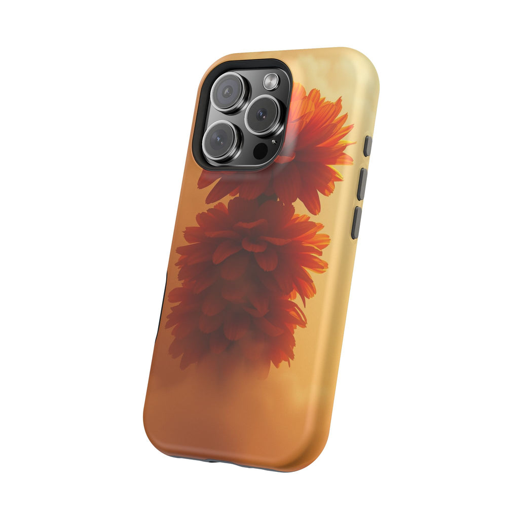 iPhone Ranunculus Stack 3D Digital Bold Modern Everyday Snap Case · iPhone Case