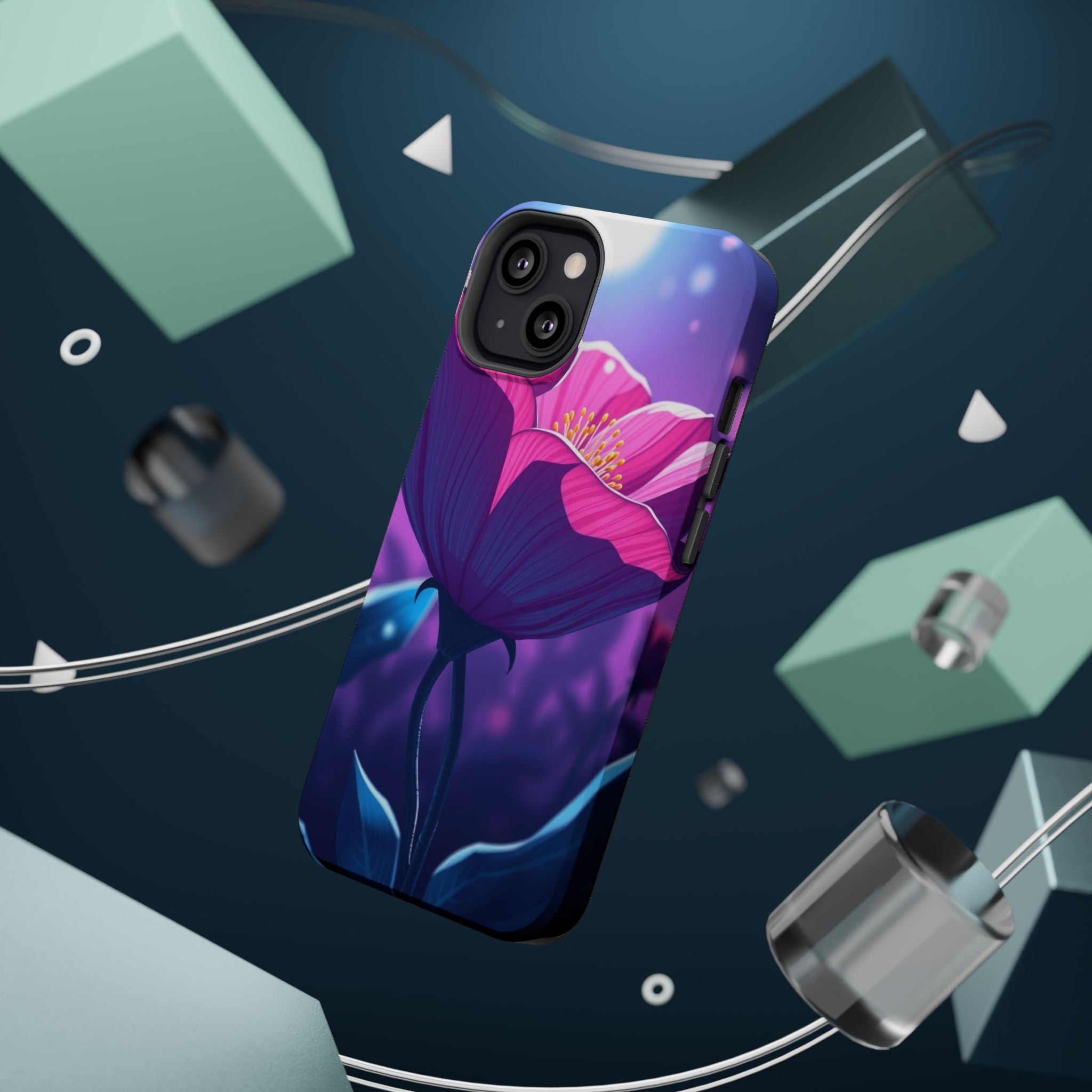 iPhone Night Bloomer Pastel Kawaii Bold Modern Everyday Snap Case · iPhone Case