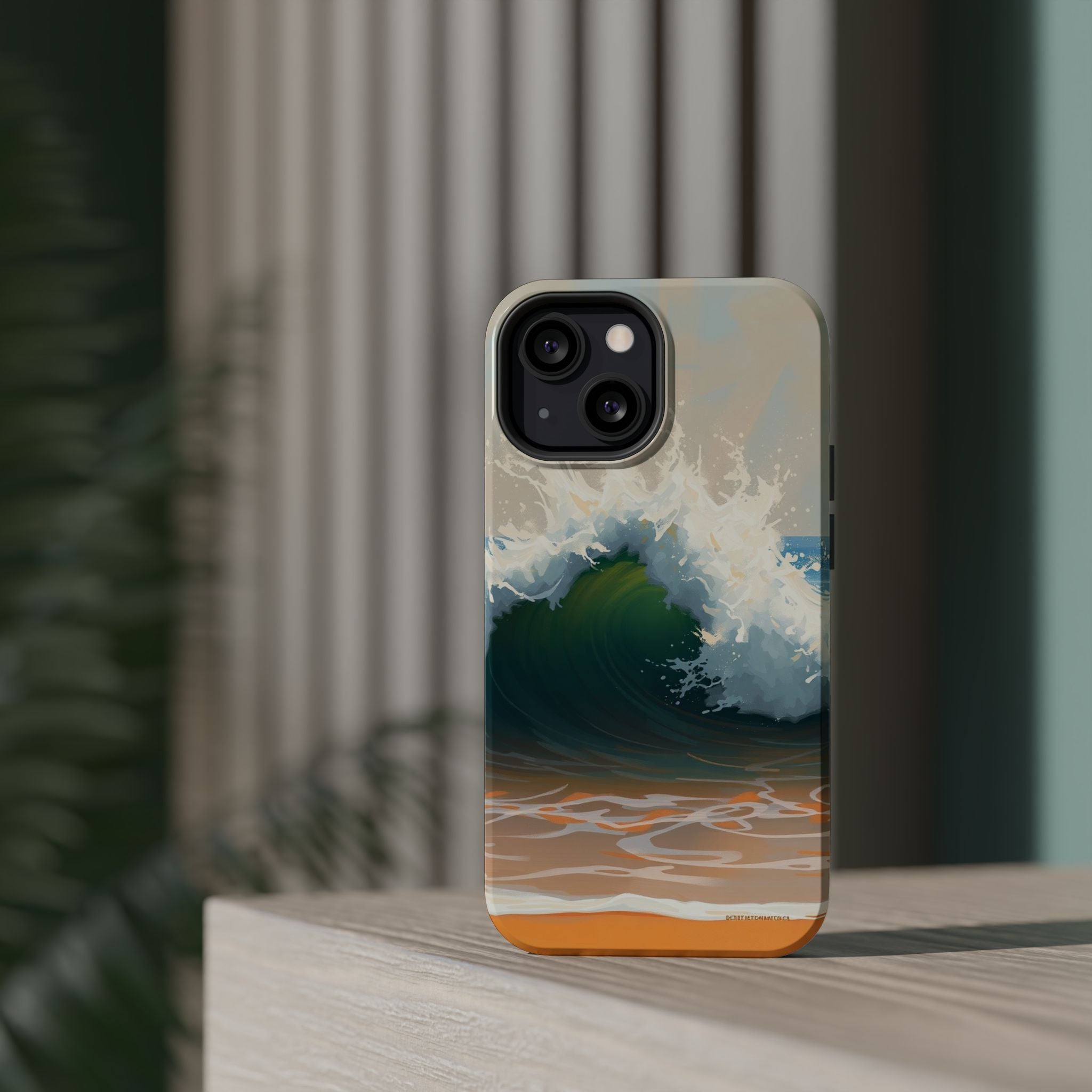 iPhone Radiant Ocean Wave Crash Design Slim Everyday Designer Case · iPhone Case