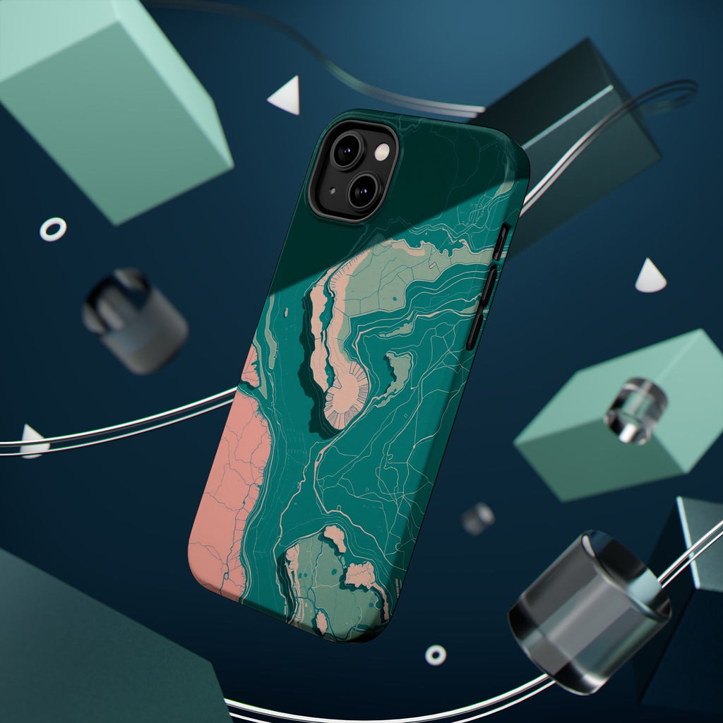 iPhone Earthy River Delta Aerial Design Slim Everyday iPhone 18 · iPhone Case