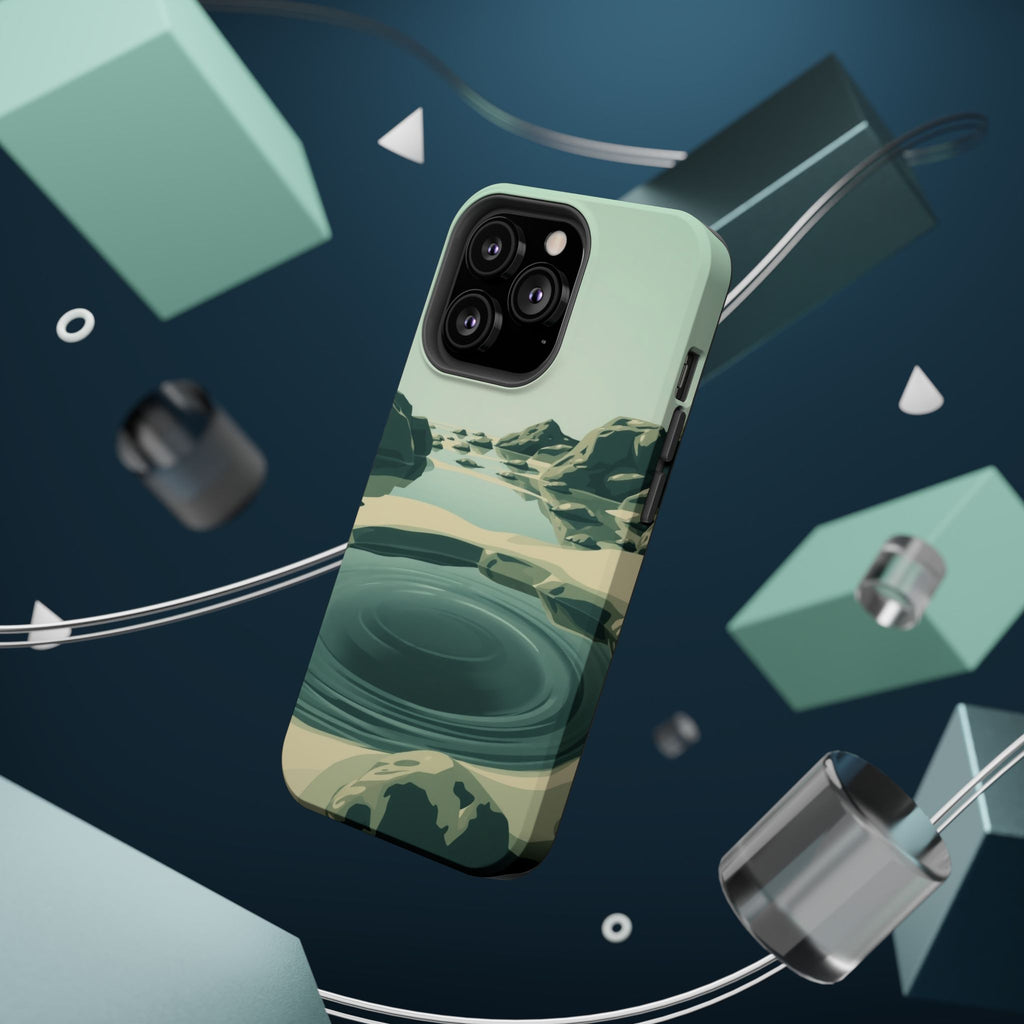 iPhone Radiant Tidal Pool Design Bold Modern Everyday Snap Case · iPhone Case