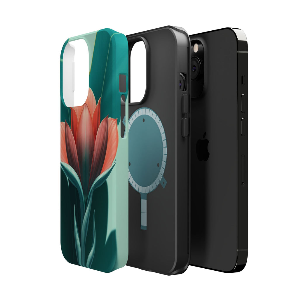 iPhone Dreamy Botanical Illustration Design Soft iPhone 14 Finish · iPhone Case