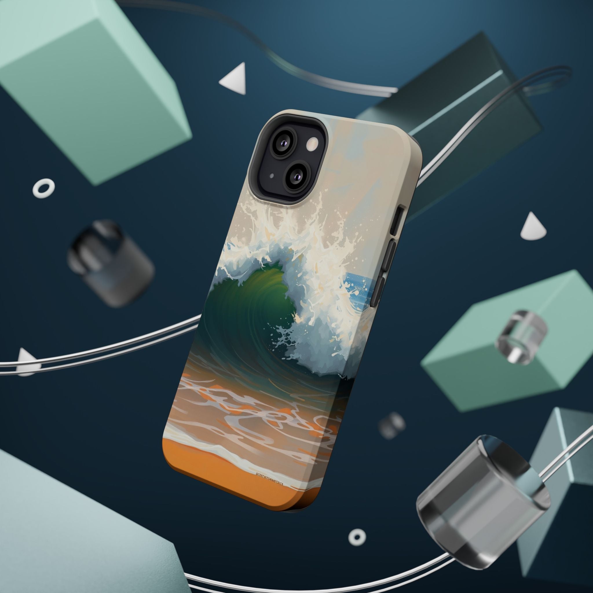 iPhone Radiant Ocean Wave Crash Design Slim Everyday Designer Case · iPhone Case