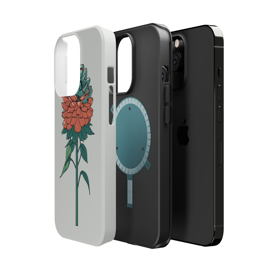 iPhone Serene Ranunculus Stack Design Slim Everyday Designer Case · iPhone Case