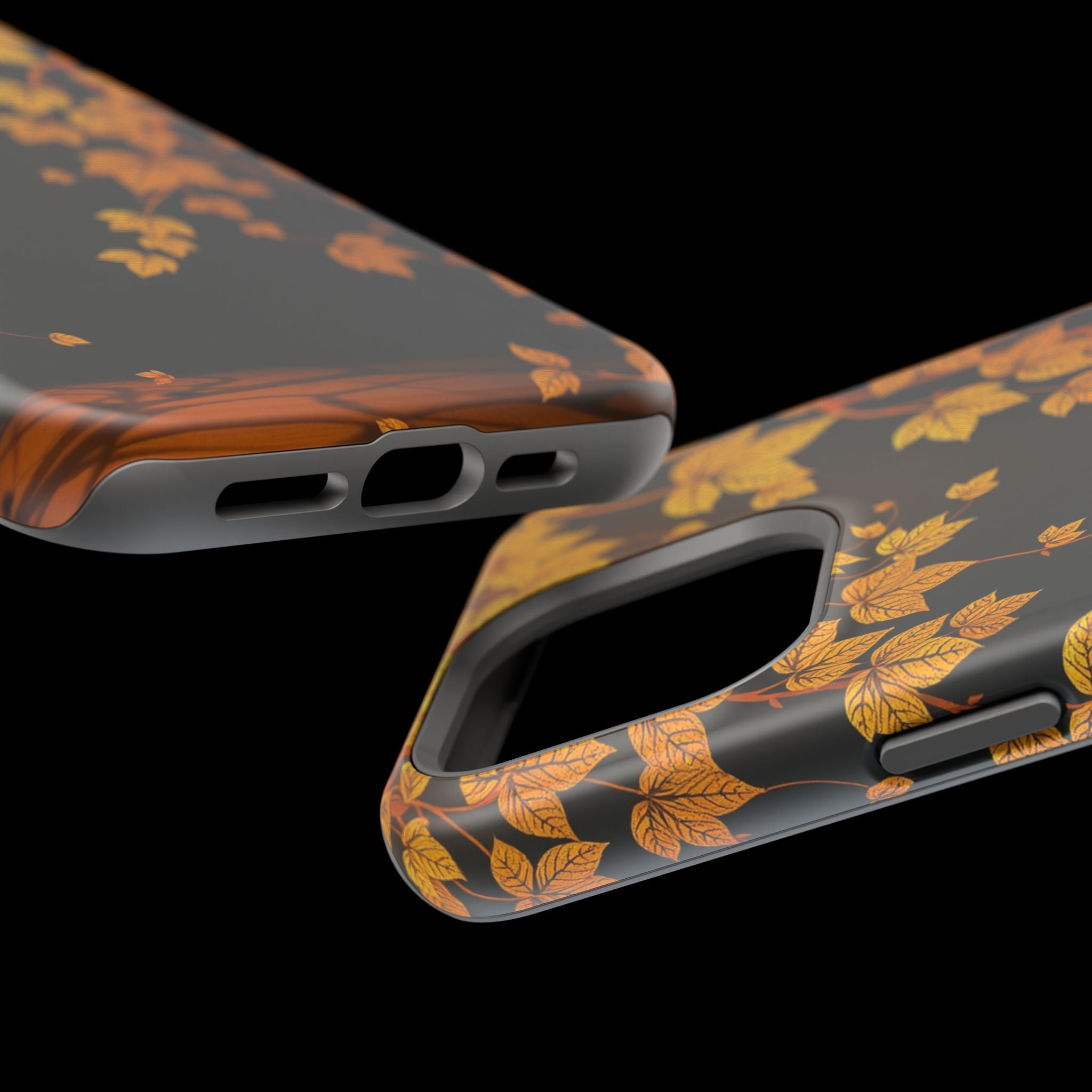 iPhone Mustard And Rust Art Nouveau Vine Slim Everyday iPhone 14 · iPhone Case