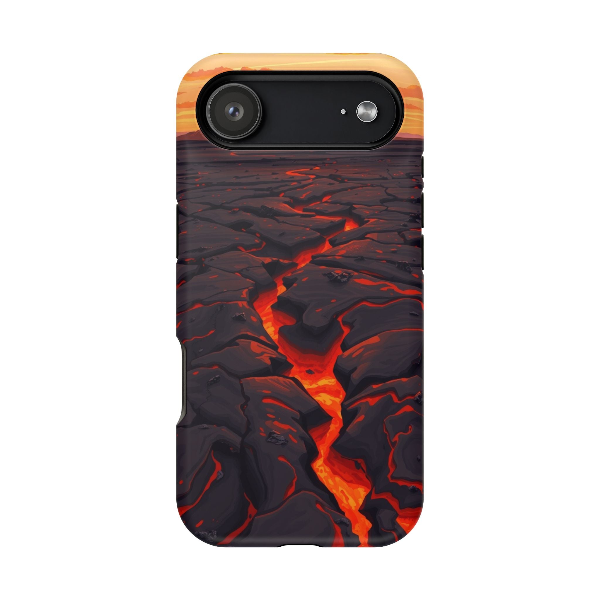 iPhone Lava Field Earthy Design Slim Everyday Designer Case · iPhone Case
