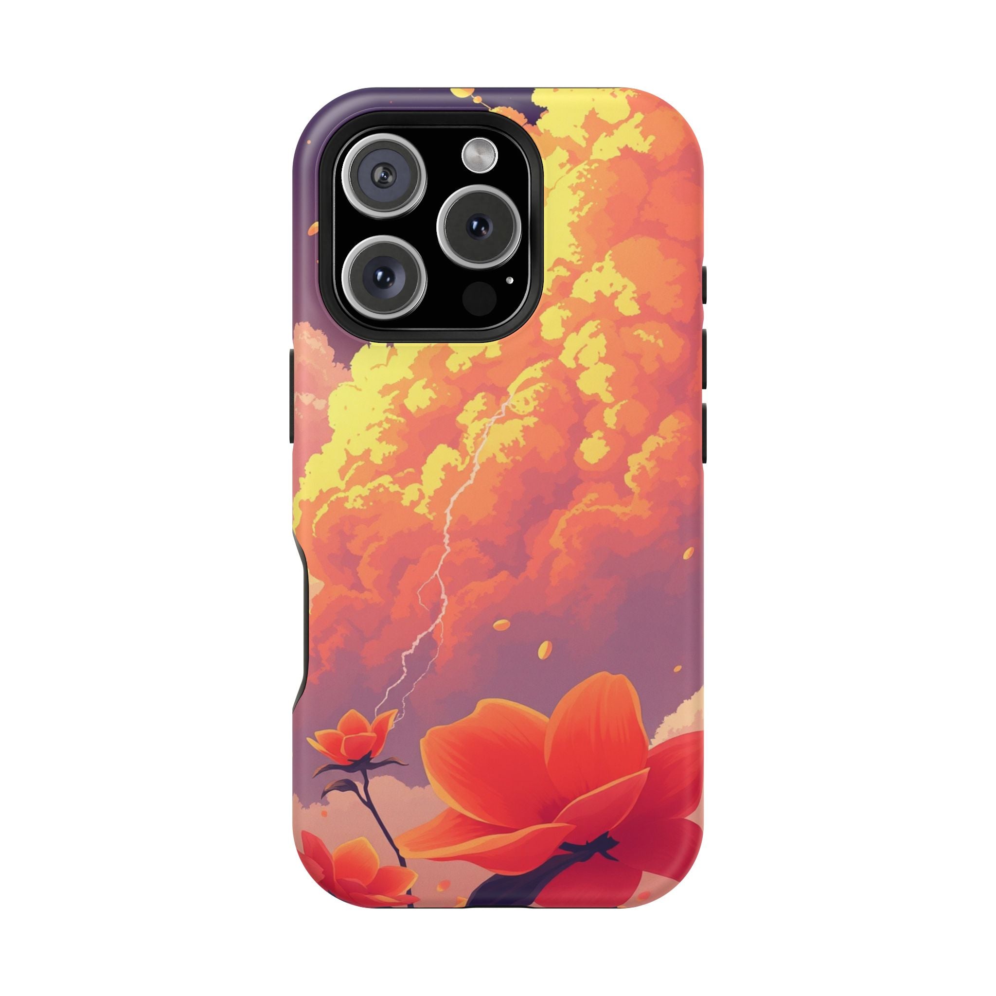 iPhone Sunset Amber And Peach Petal Storm Slim iPhone Everyday Designer · iPhone