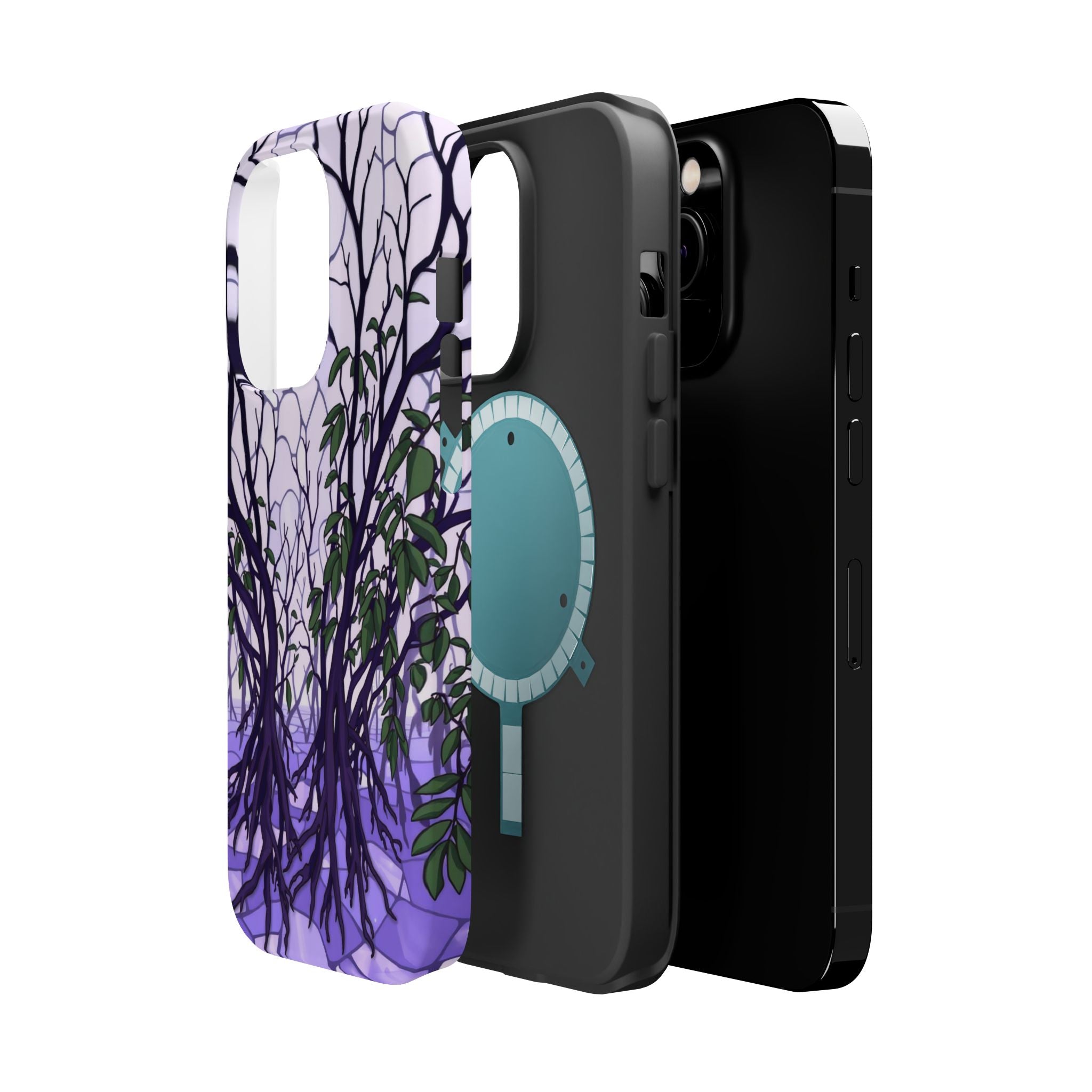 iPhone Lavender And Pearl Mangrove Roots Slim Everyday iPhone Designer · iPhone