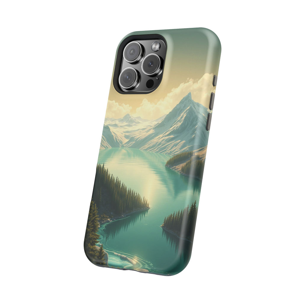 iPhone Glacier Lake Bold Art Slim Everyday Designer Case · iPhone Case