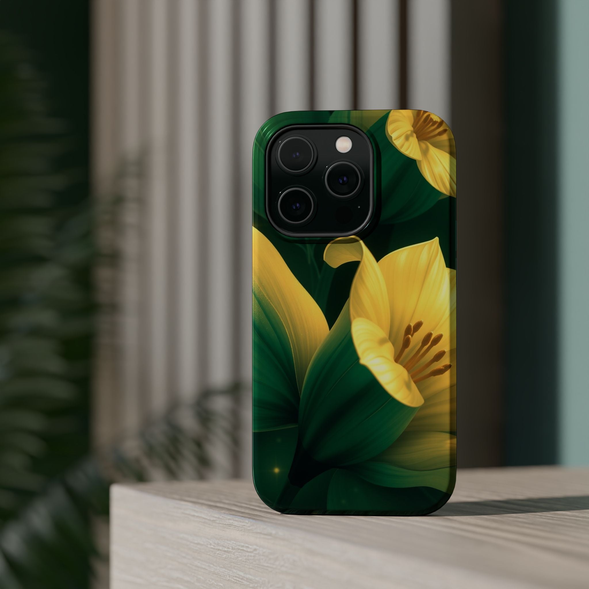 iPhone Night Bloomer Gold Foil Luxury Slim Everyday Designer Case · iPhone Case