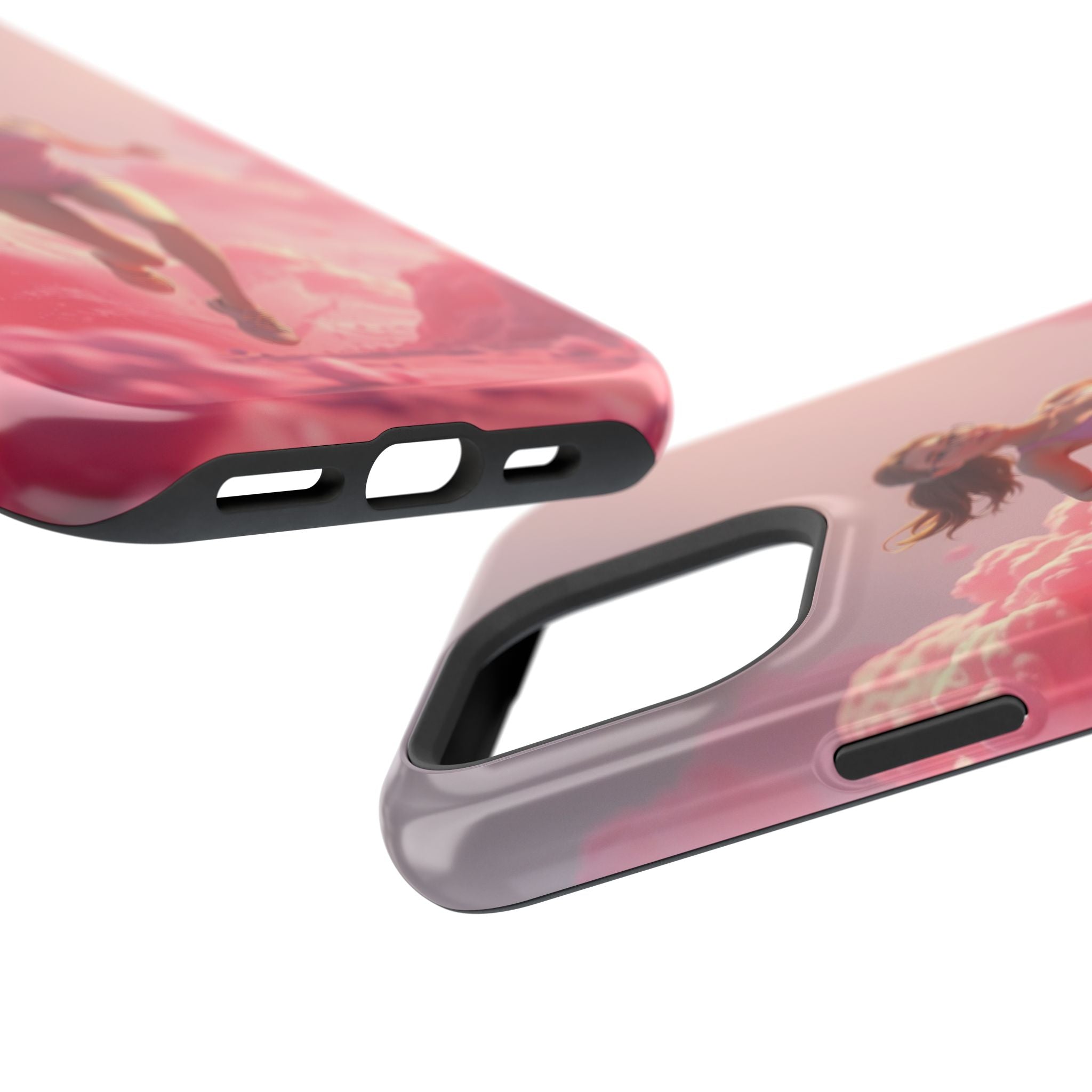 iPhone on Fumes 3D Digital Bold Modern Everyday Snap Case · iPhone Case