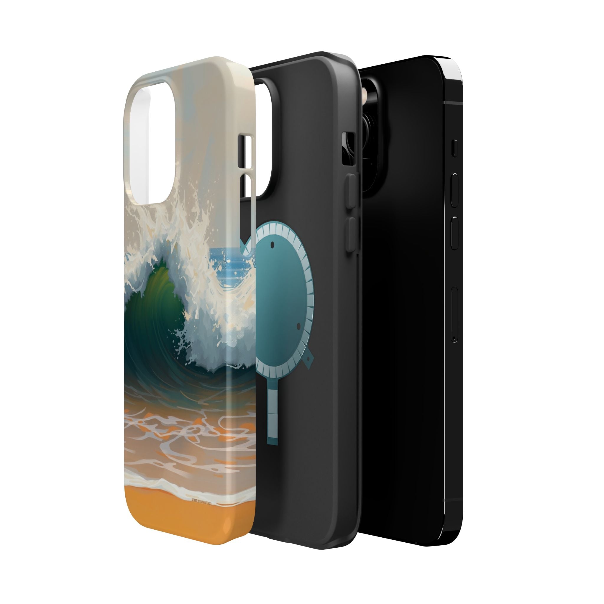 iPhone Radiant Ocean Wave Crash Design Slim Everyday Designer Case · iPhone Case