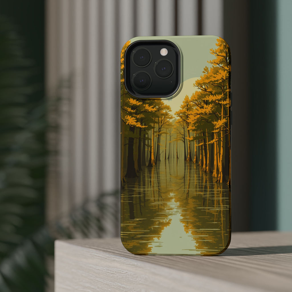 iPhone Cypress Swamp Enchanted Art Bold Modern Everyday Snap Case · iPhone Case