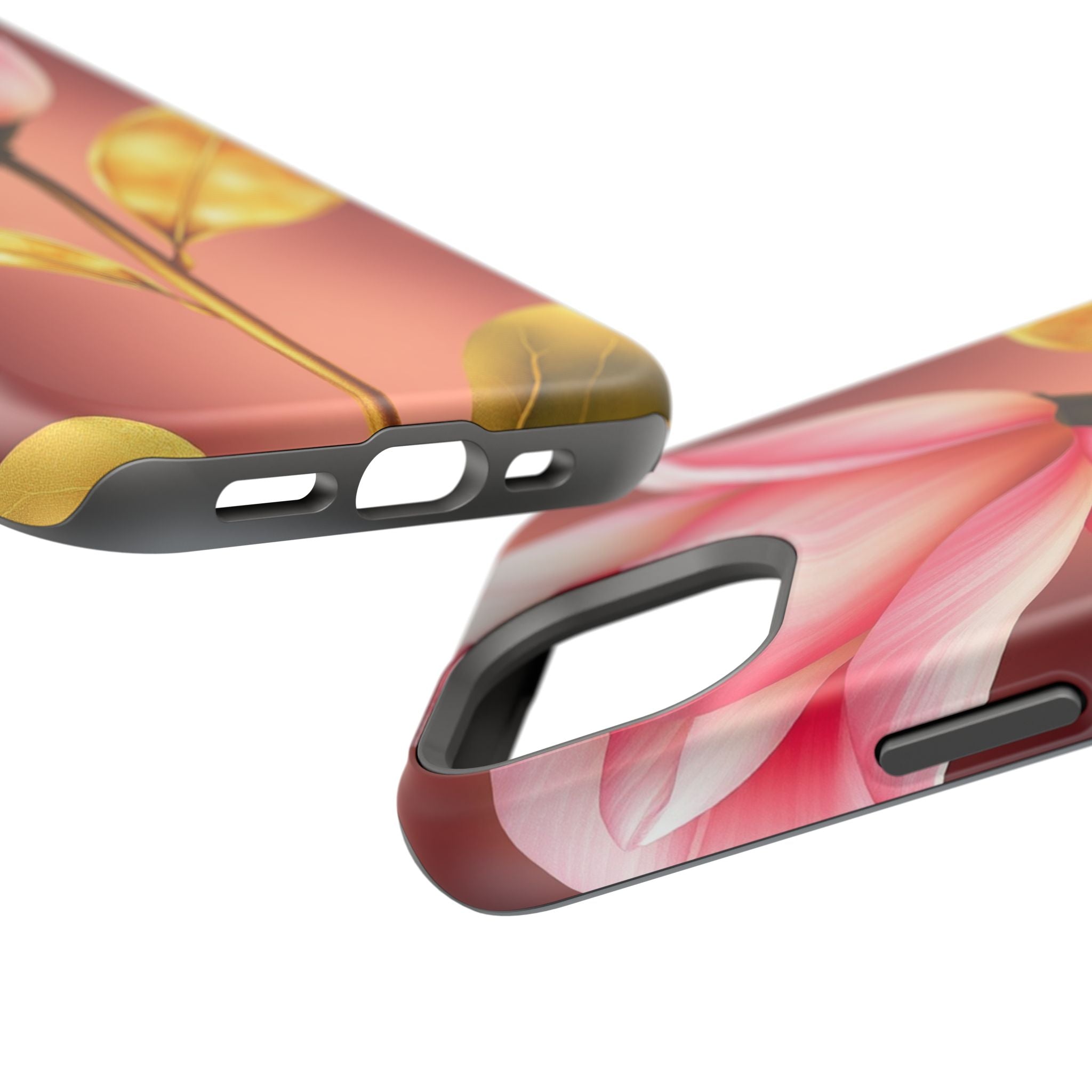 iPhone Dreamy Bloom and Leaf Design 14 Slim Everyday Designer Case · iPhone Case