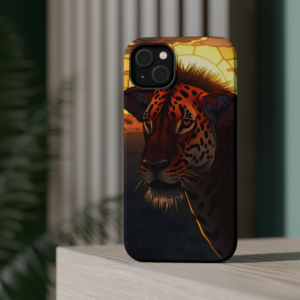 iPhone Savanna Horizon Stained Glass Slim Everyday Designer Case · iPhone Case