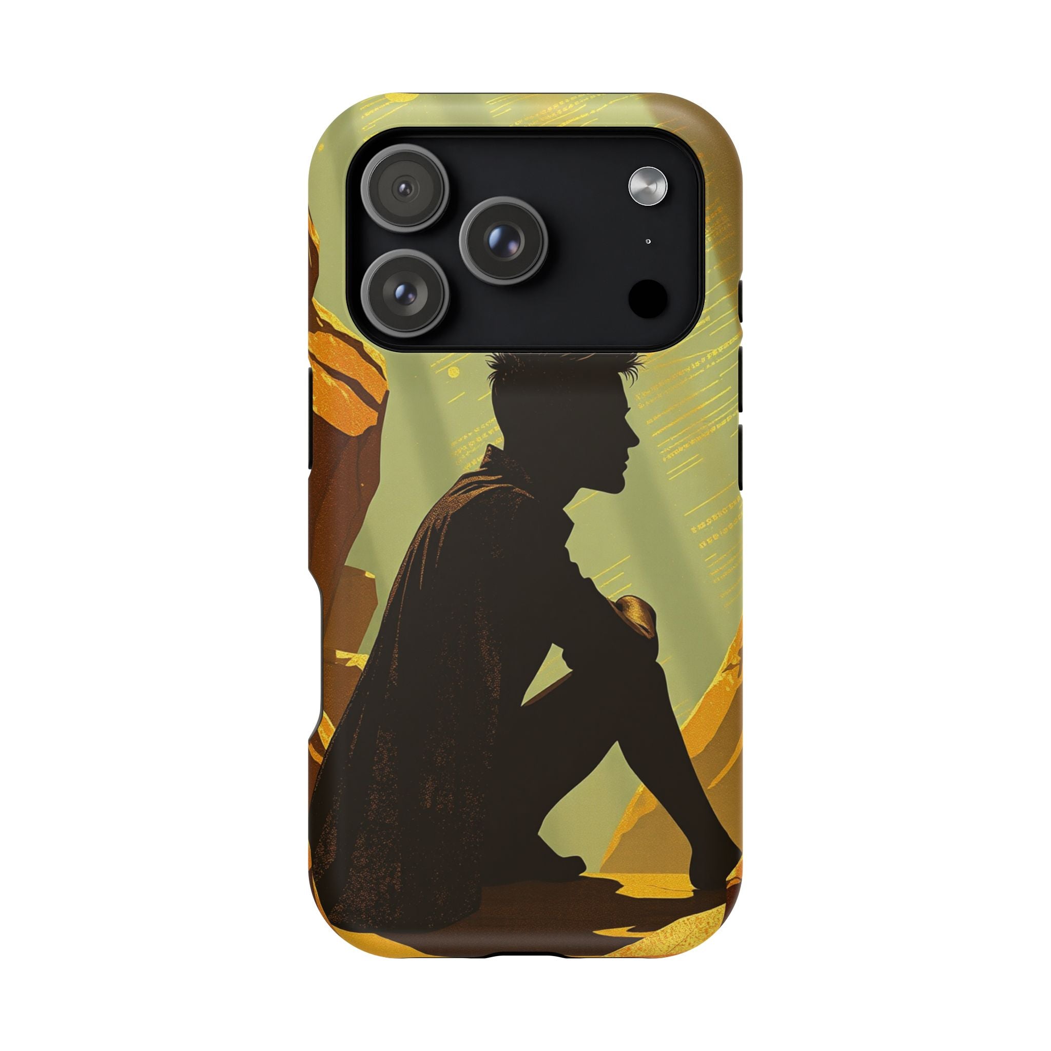 iPhone Mustard And Rust Overthinking Again Slim Everyday Designer Case · iPhone